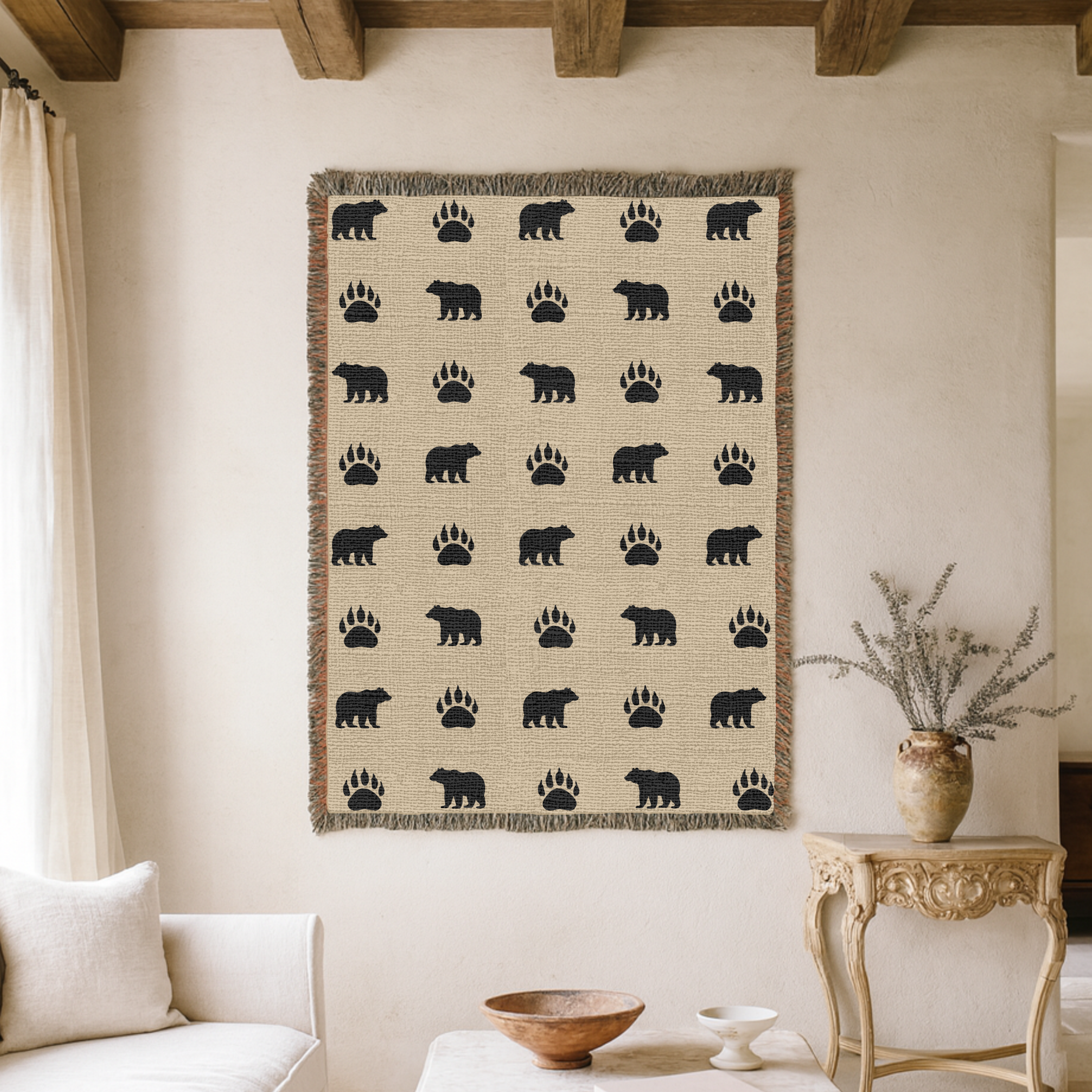 Dogwood Pack Bear Paw Dog Blanket