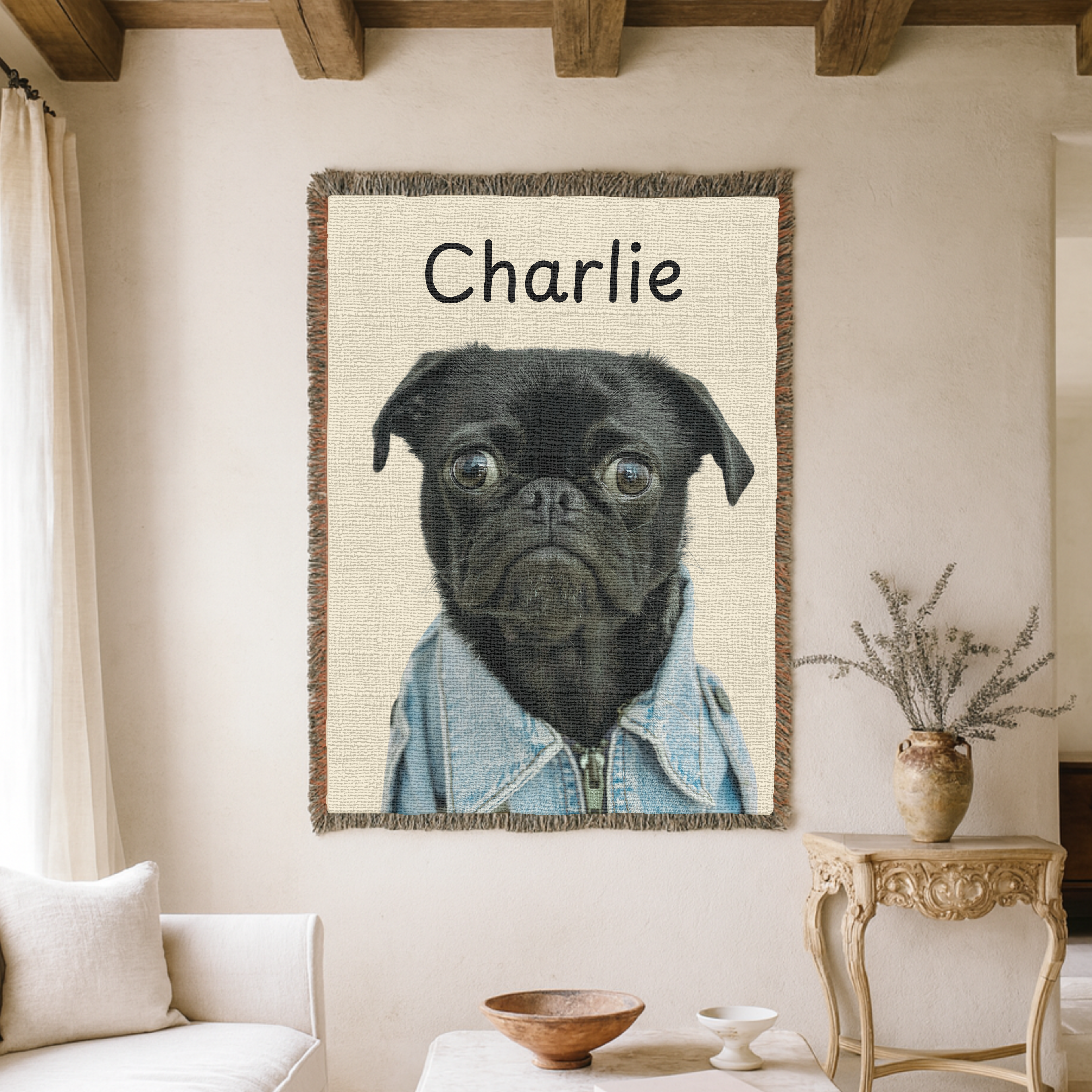 Dogwood Pack Custom Dog Blanket