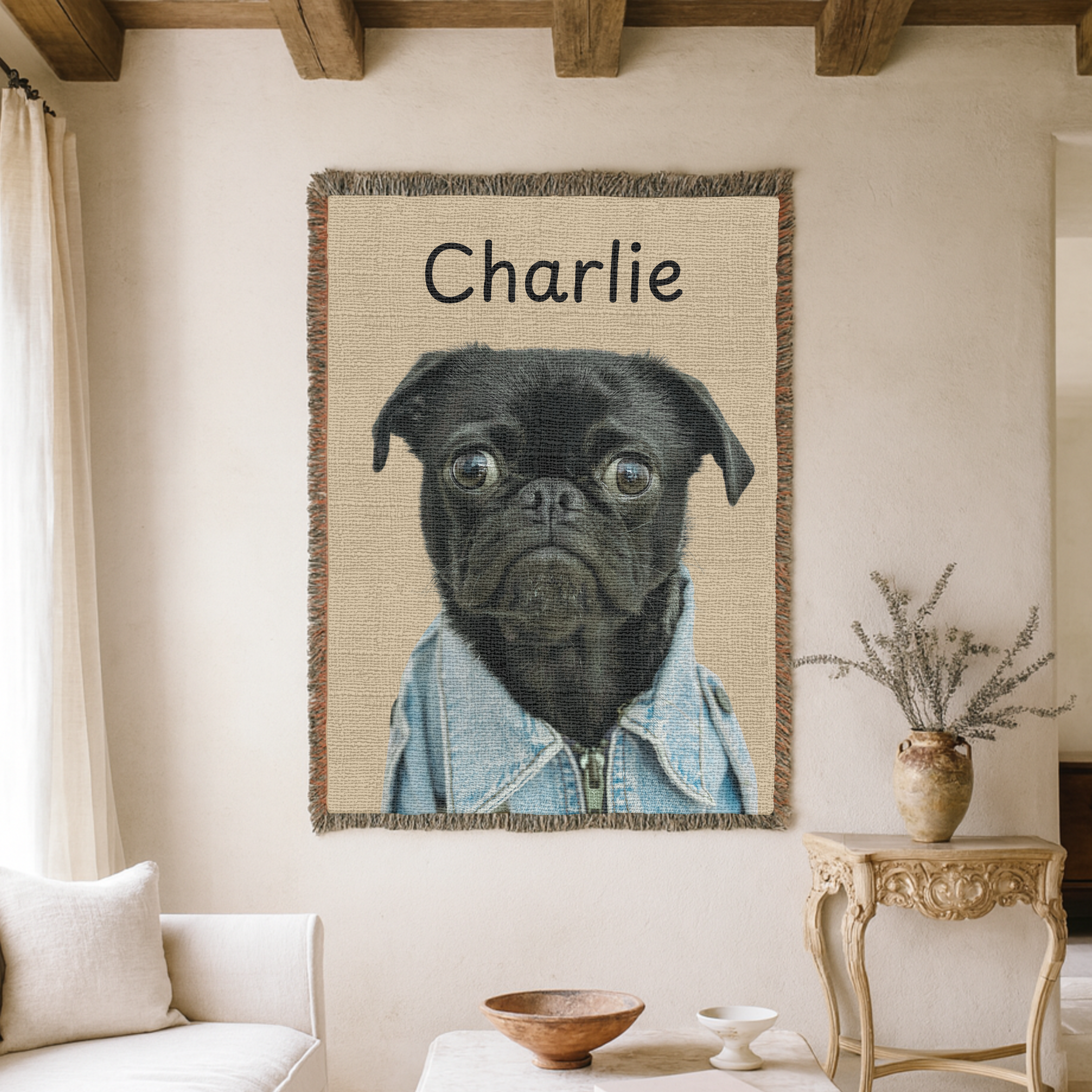 Dogwood Pack Custom Dog Blanket