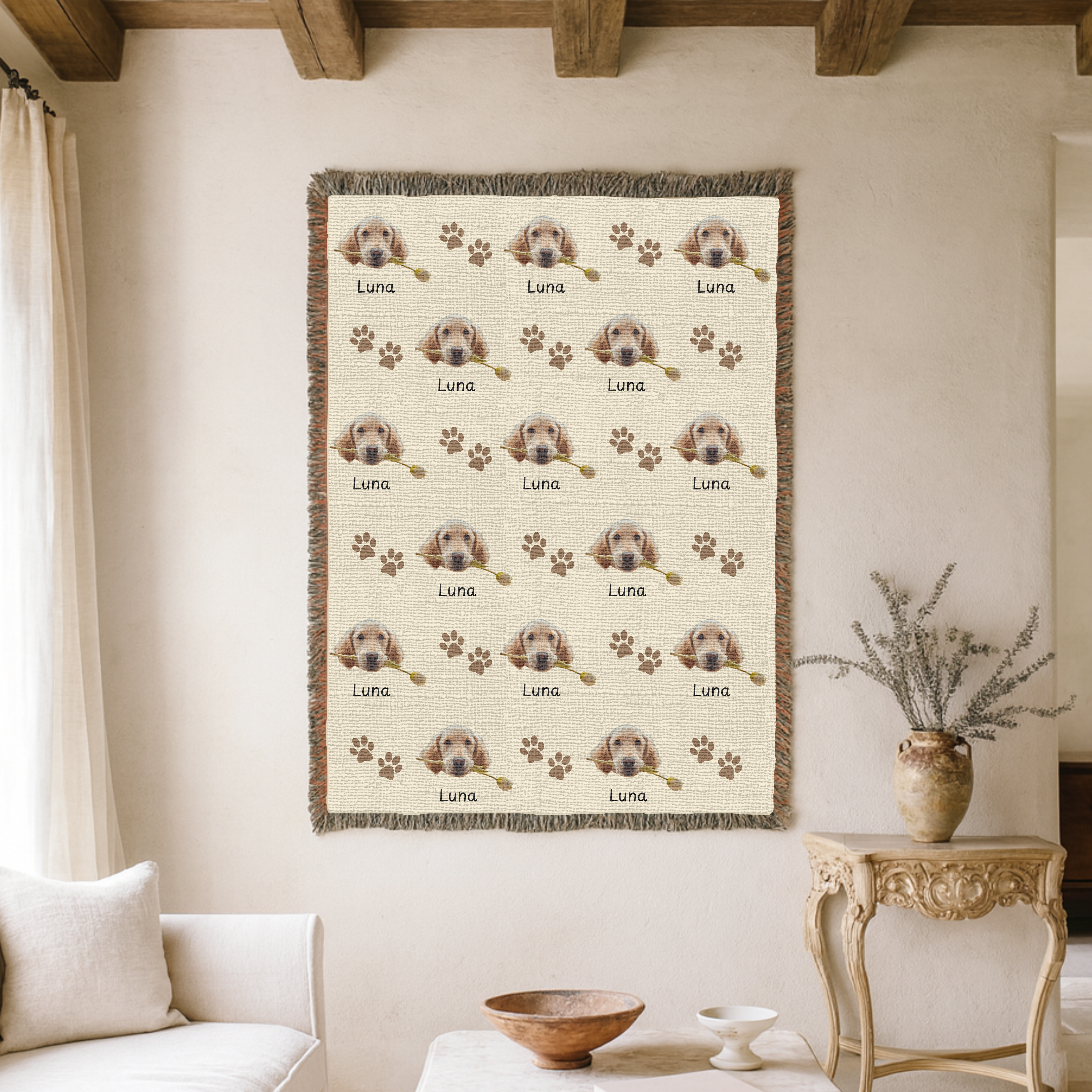 Dogwood Pack Custom Dog Blanket