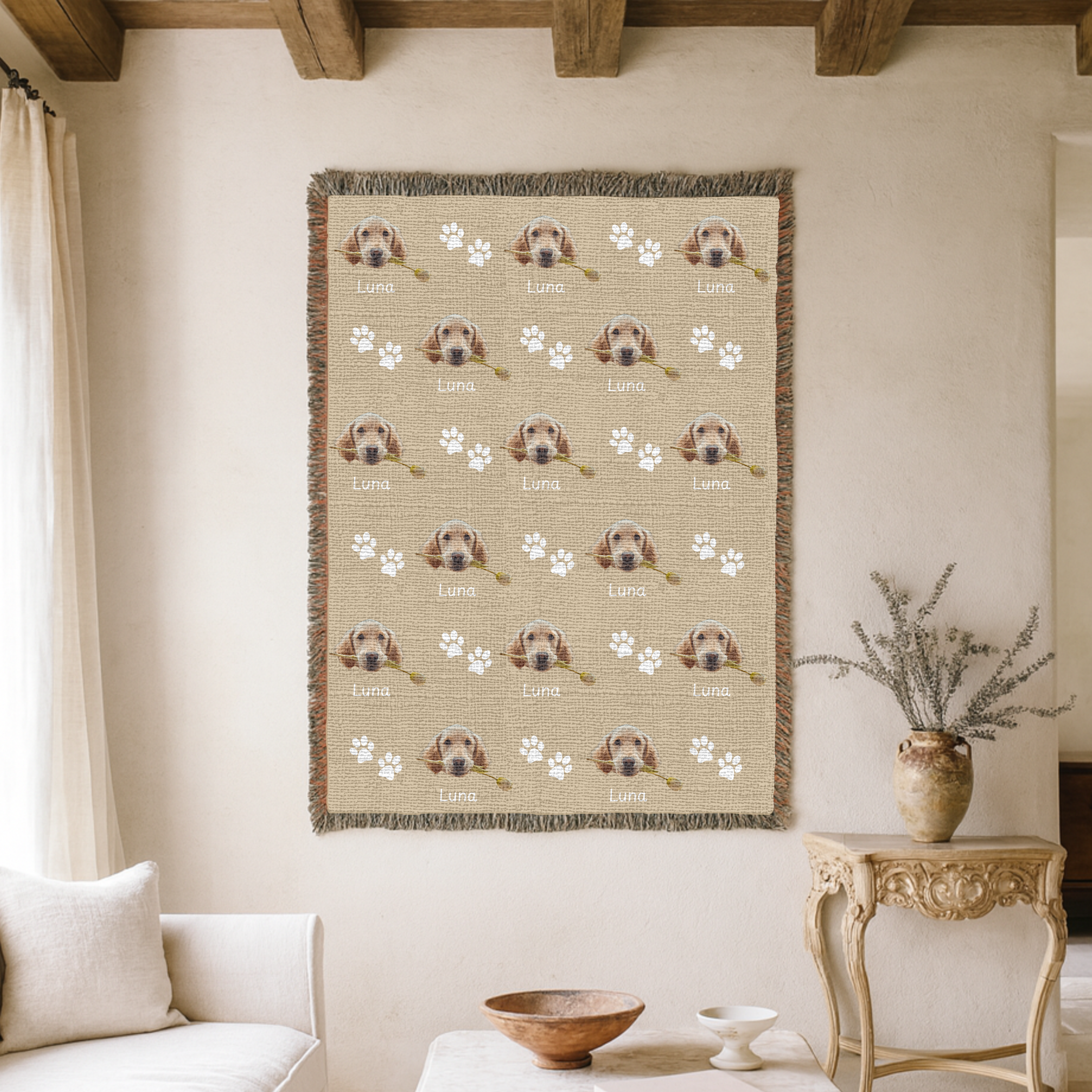 Dogwood Pack Custom Dog Blanket