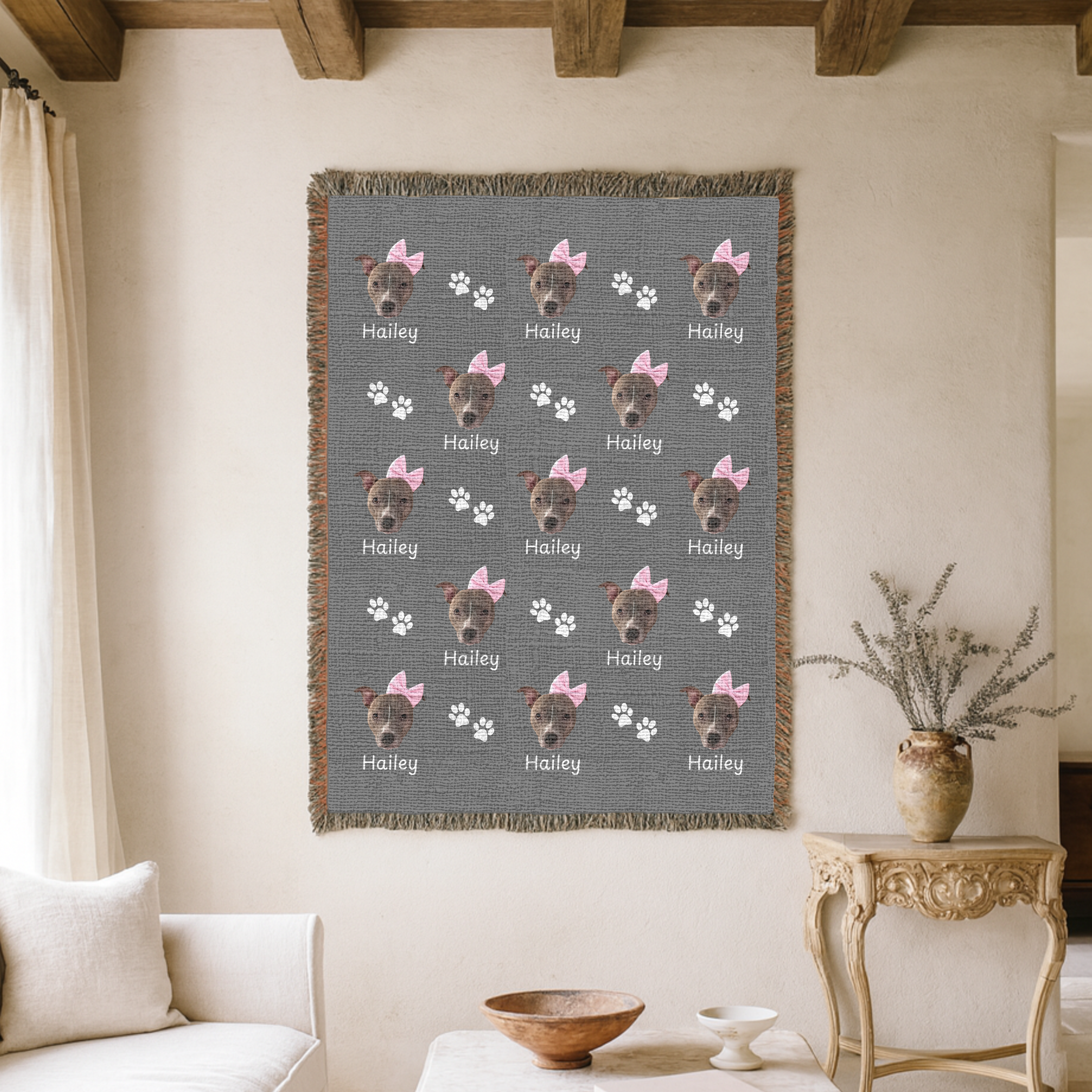 Dogwood Pack Custom Dog Blanket