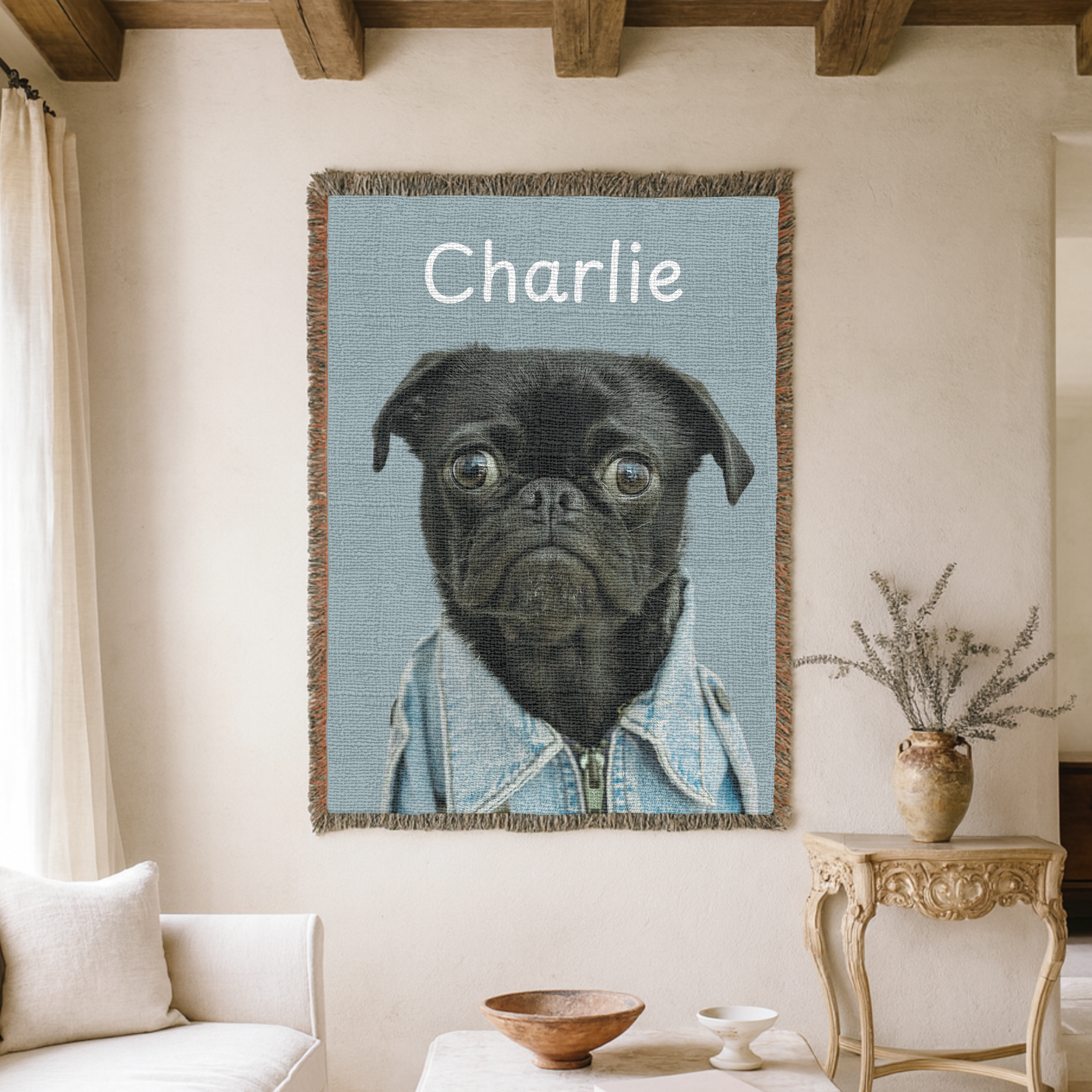 Dogwood Pack Custom Dog Blanket