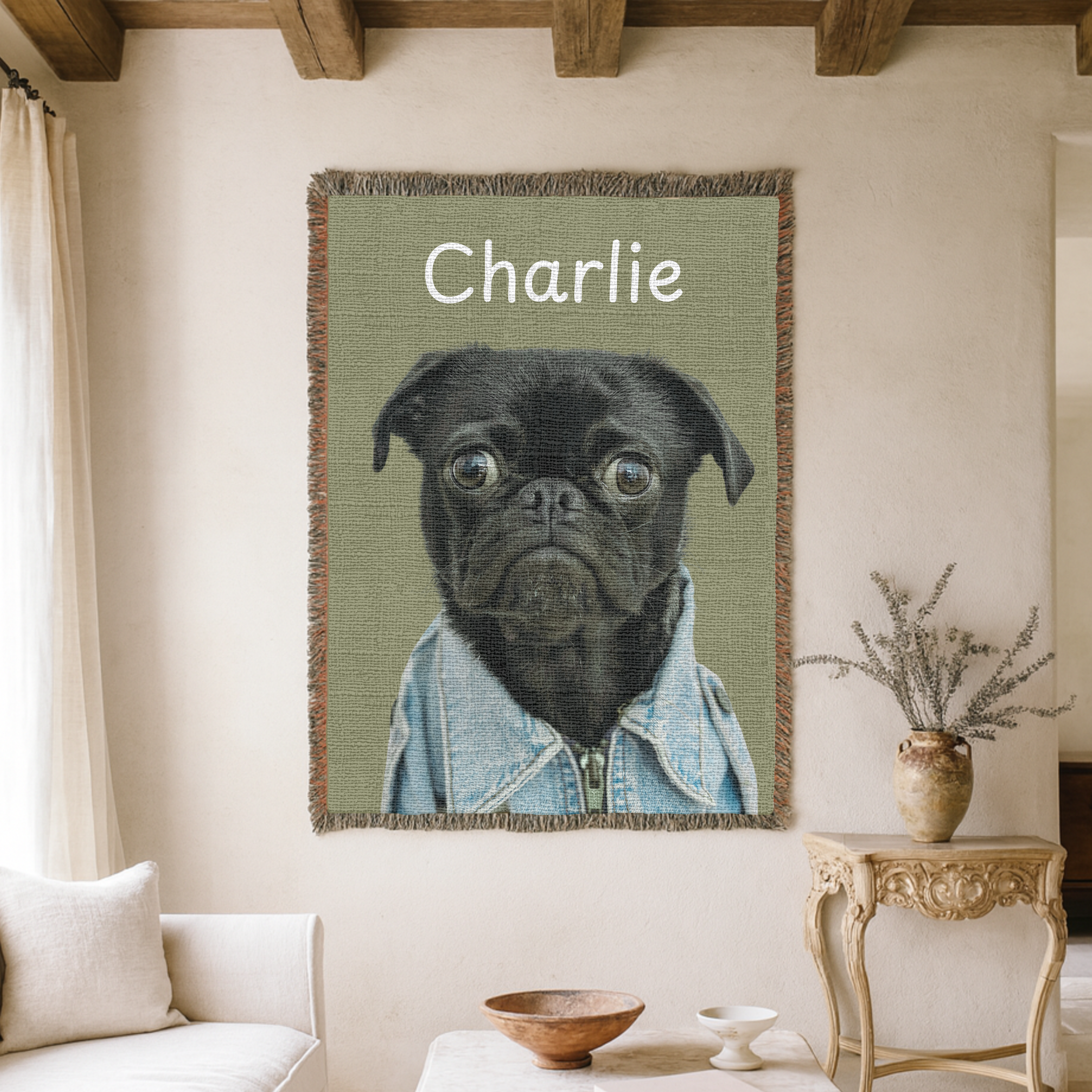 Dogwood Pack Custom Dog Blanket