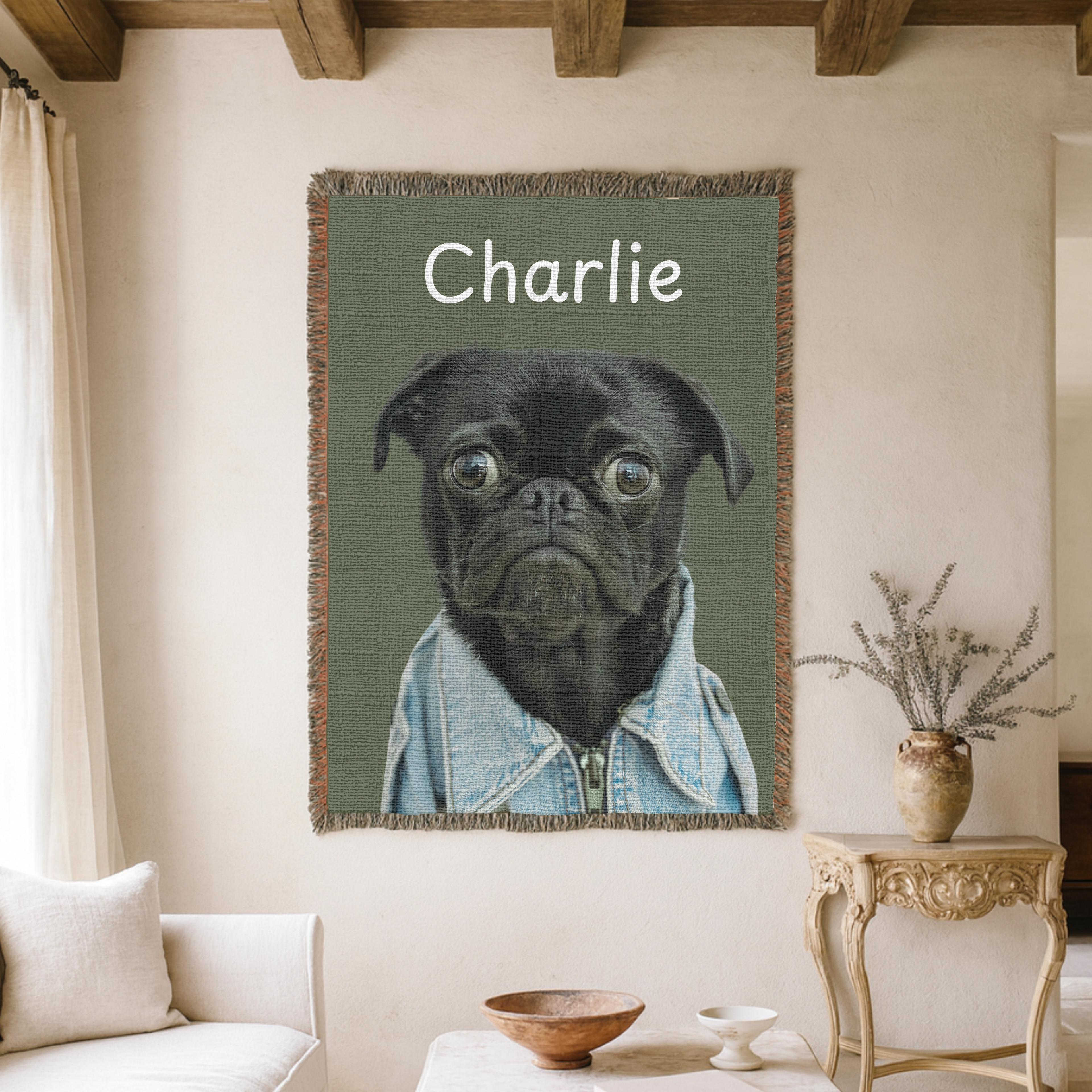 Dogwood Pack Custom Dog Blanket