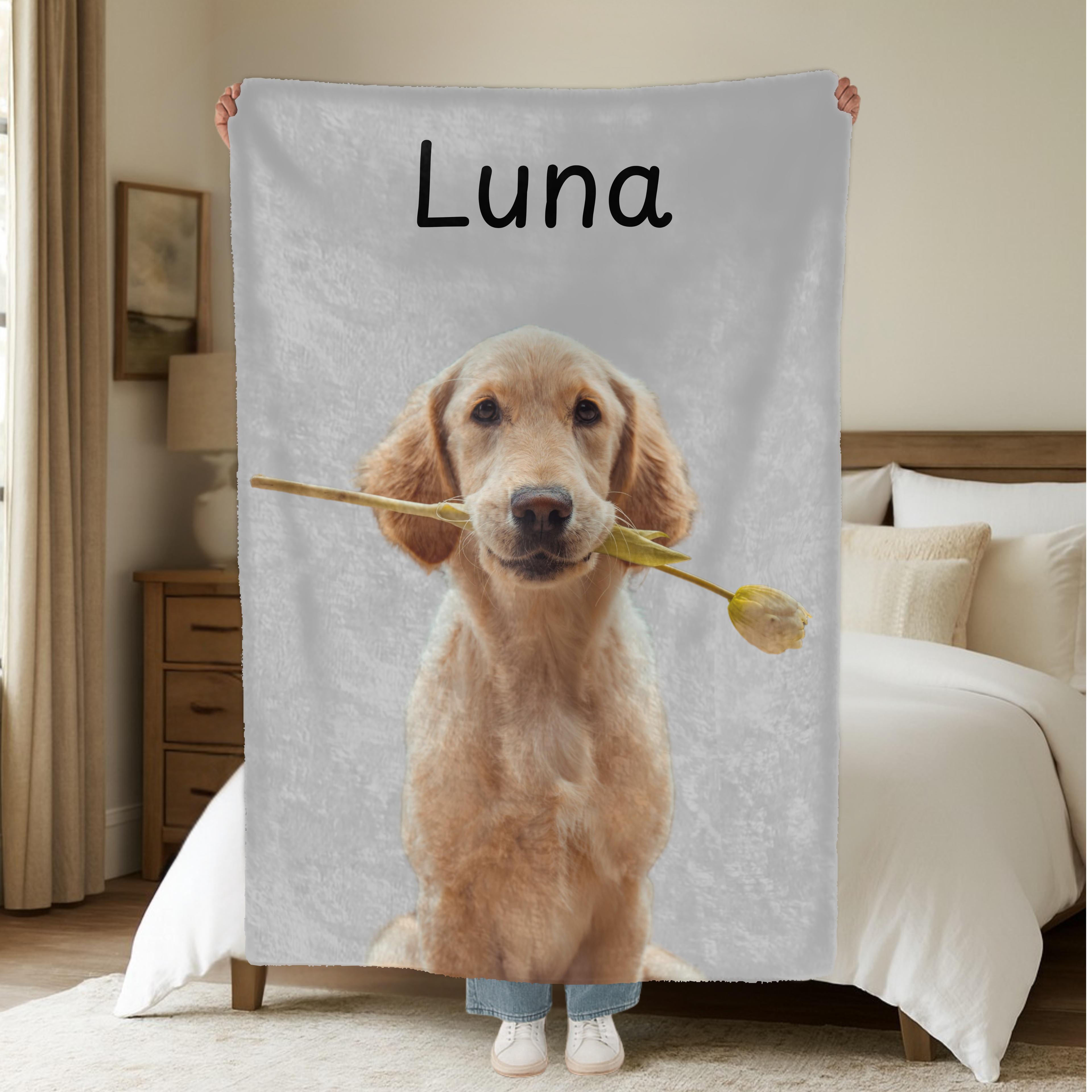 Dogwood Pack Custom Dog Blanket