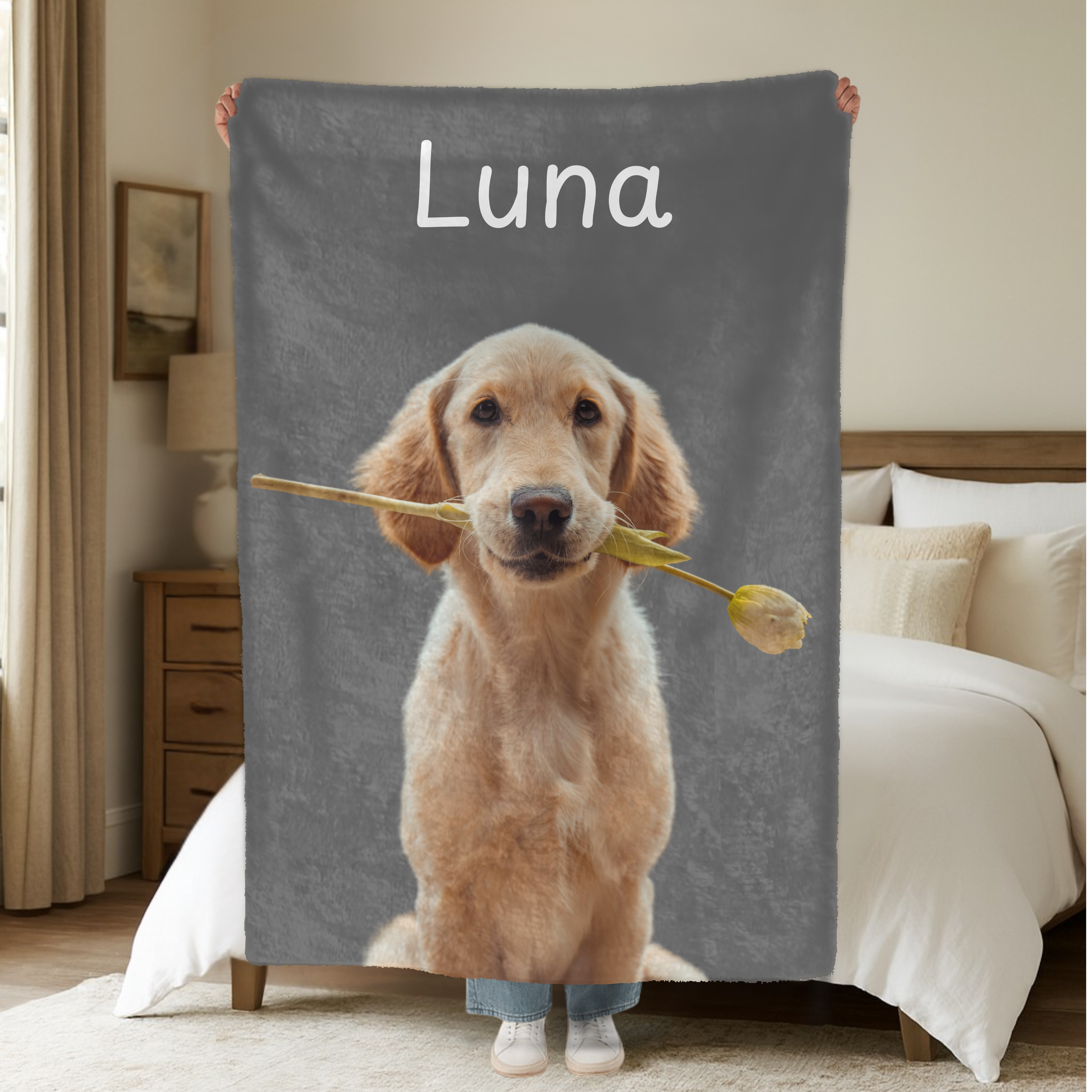 Dogwood Pack Custom Dog Blanket