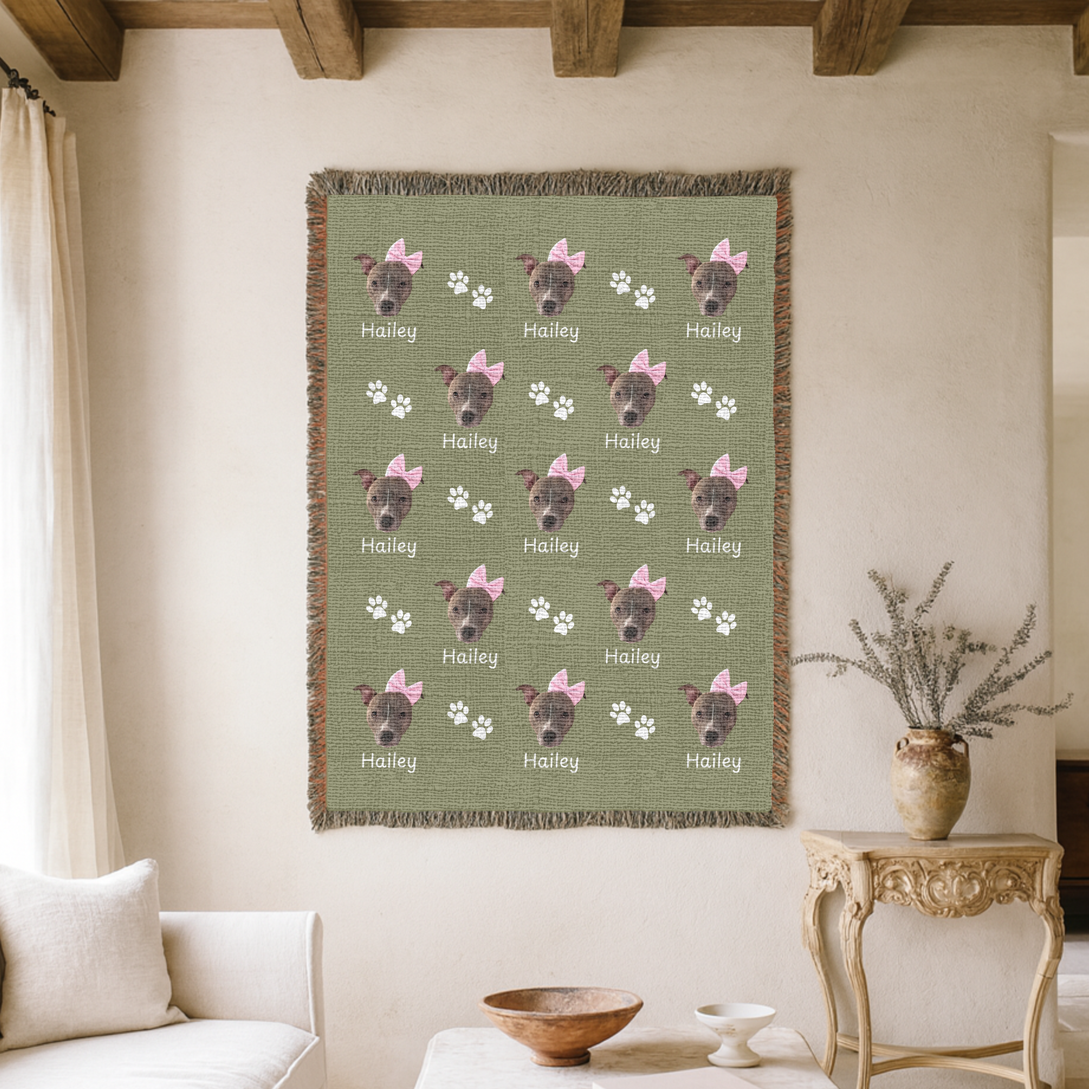 Dogwood Pack Custom Dog Blanket