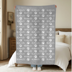 Dogwood Pack Custom Name Dog Blanket