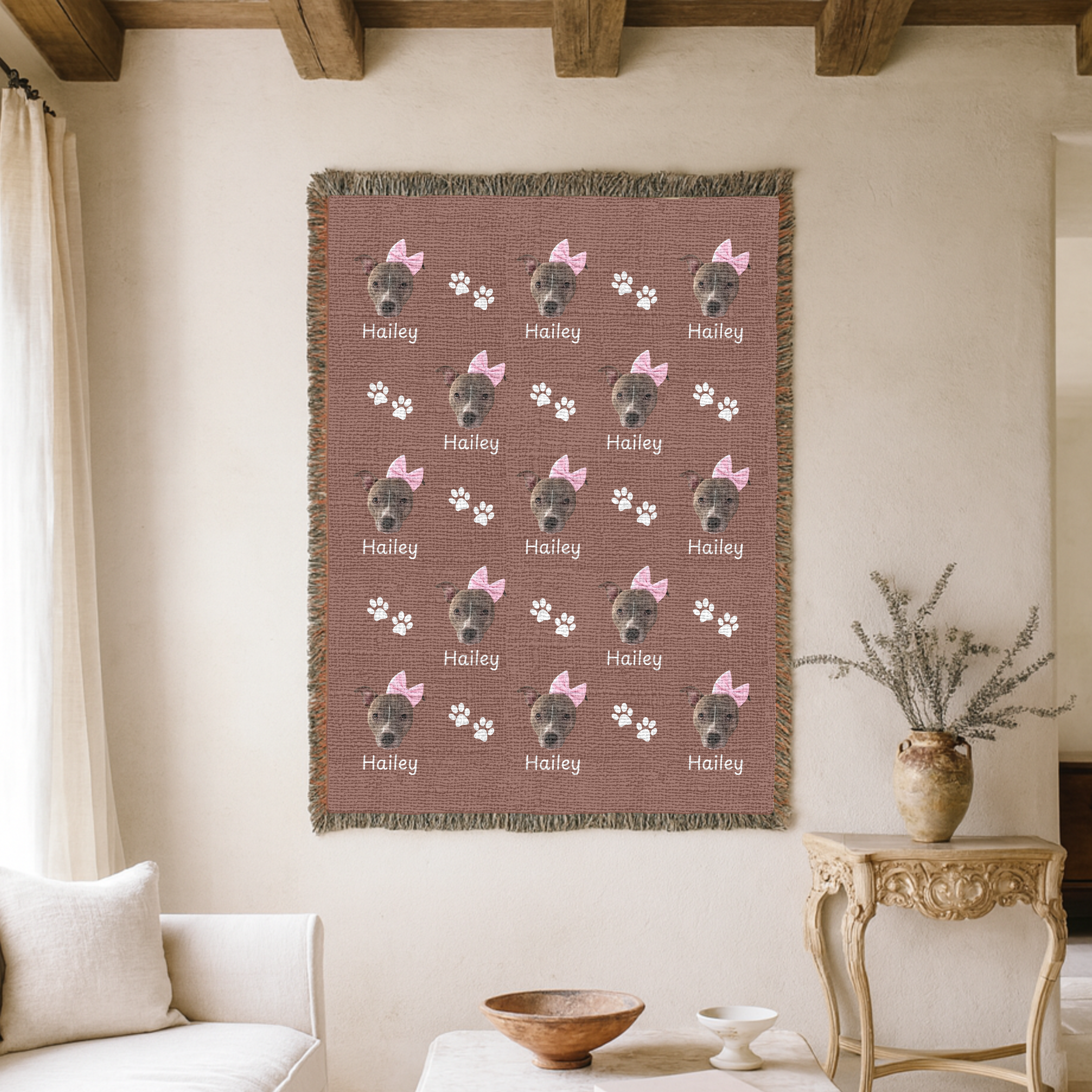 Dogwood Pack Custom Dog Blanket