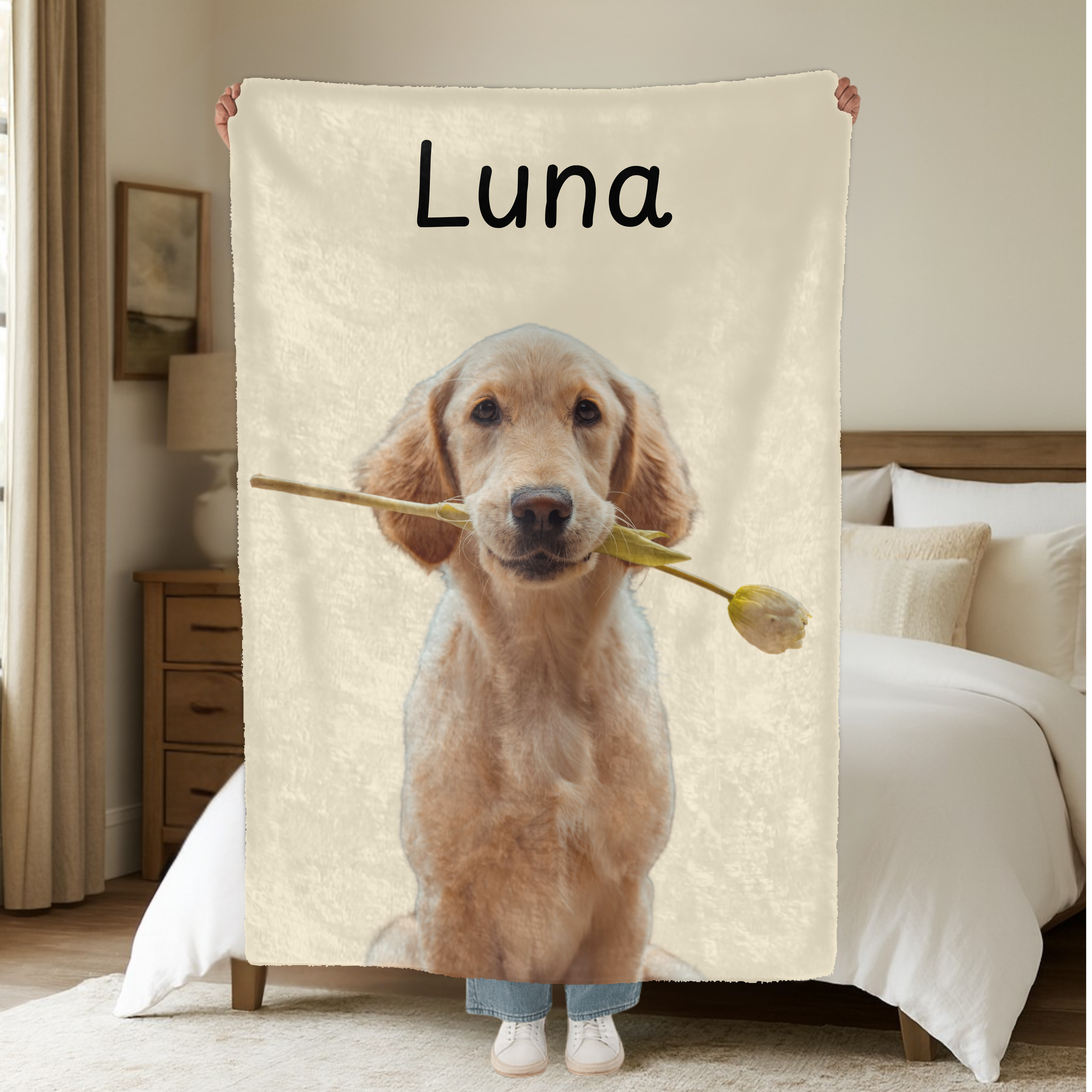 Dogwood Pack Custom Dog Blanket