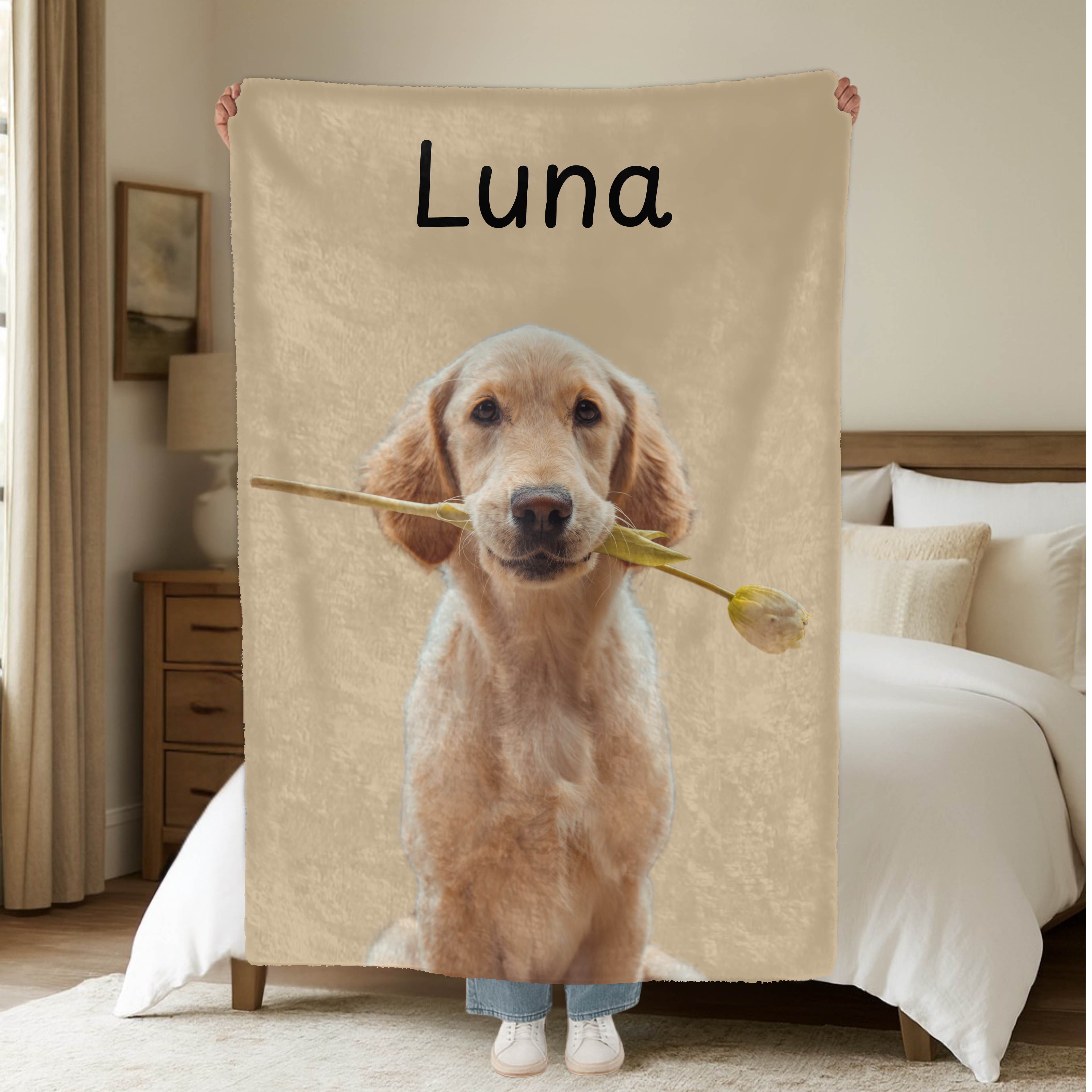 Dogwood Pack Custom Dog Blanket