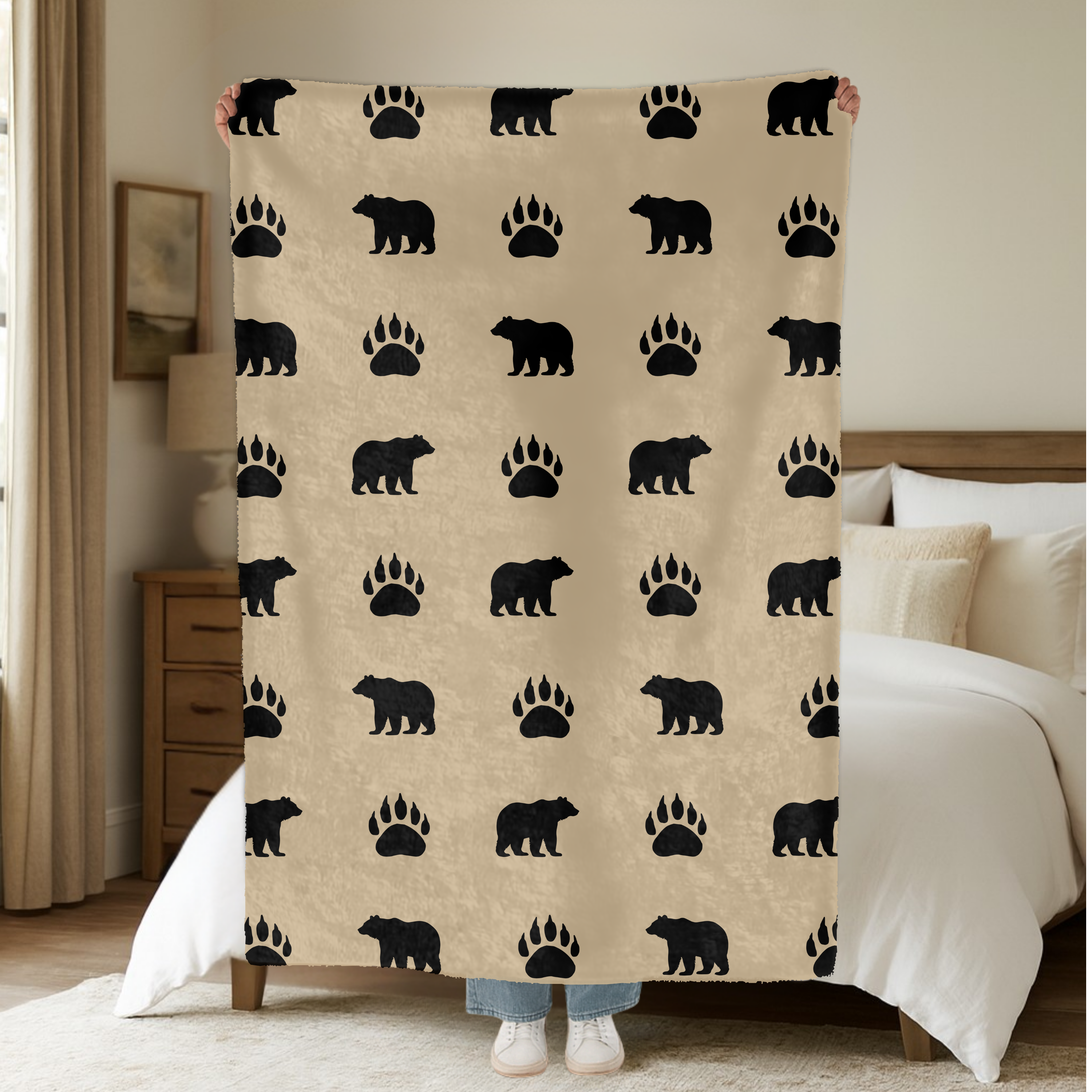 Dogwood Pack Bear Paw Dog Blanket