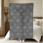 Dogwood Pack Wolf Paw Dog Blanket