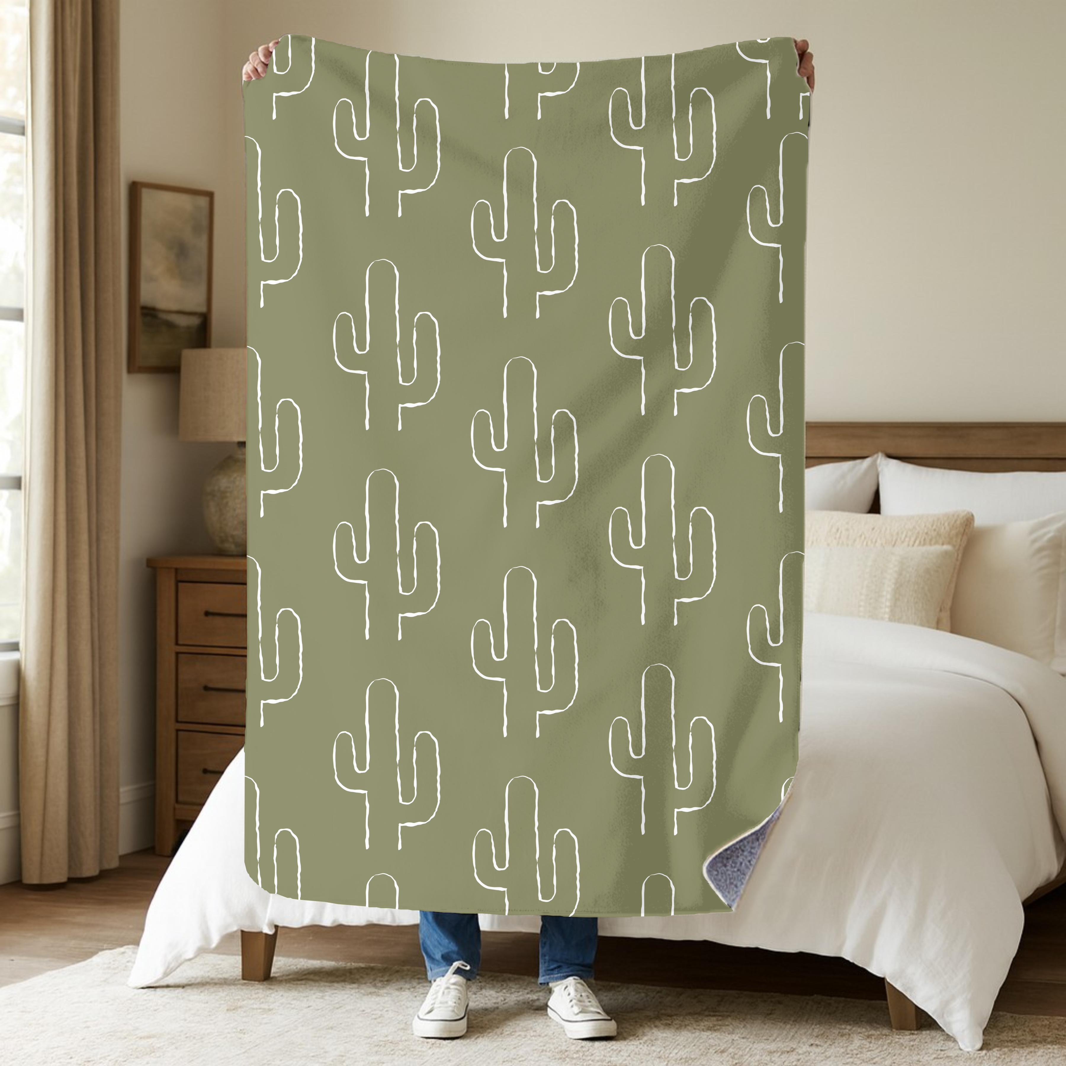 Dogwood Pack Desert Cactus Dog Blanket