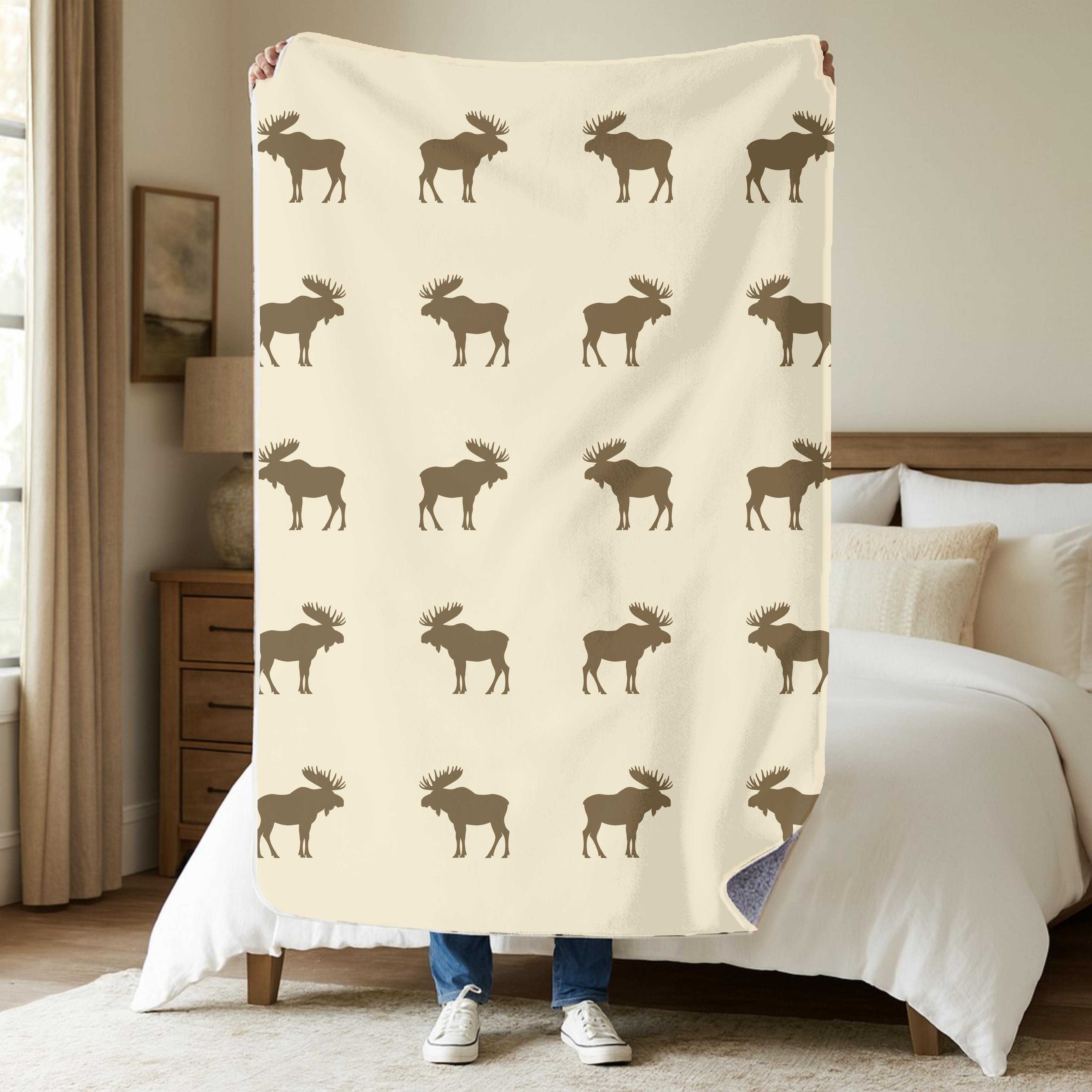 Dogwood Pack Northwoods Moose Dog Blanket