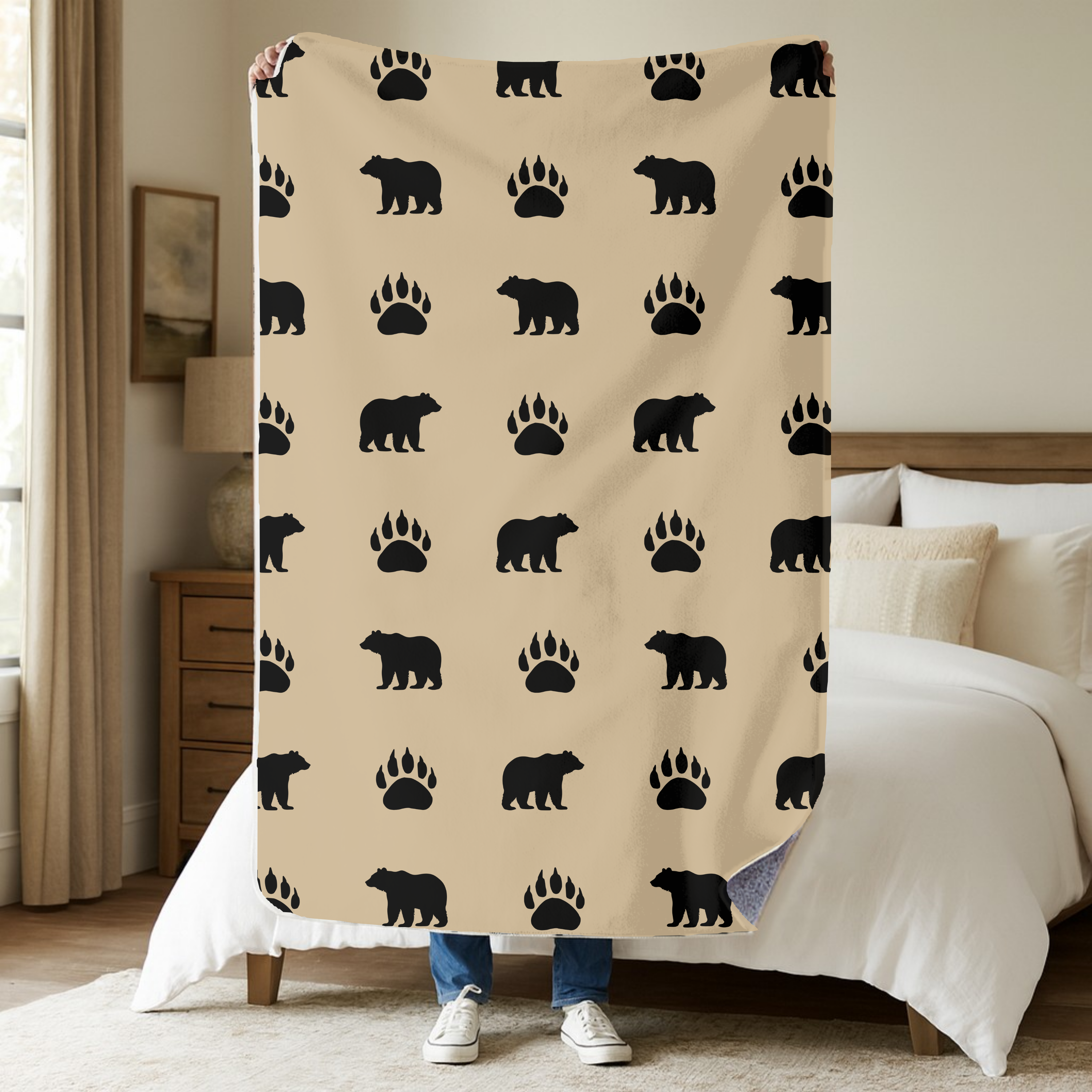 Dogwood Pack Bear Paw Dog Blanket