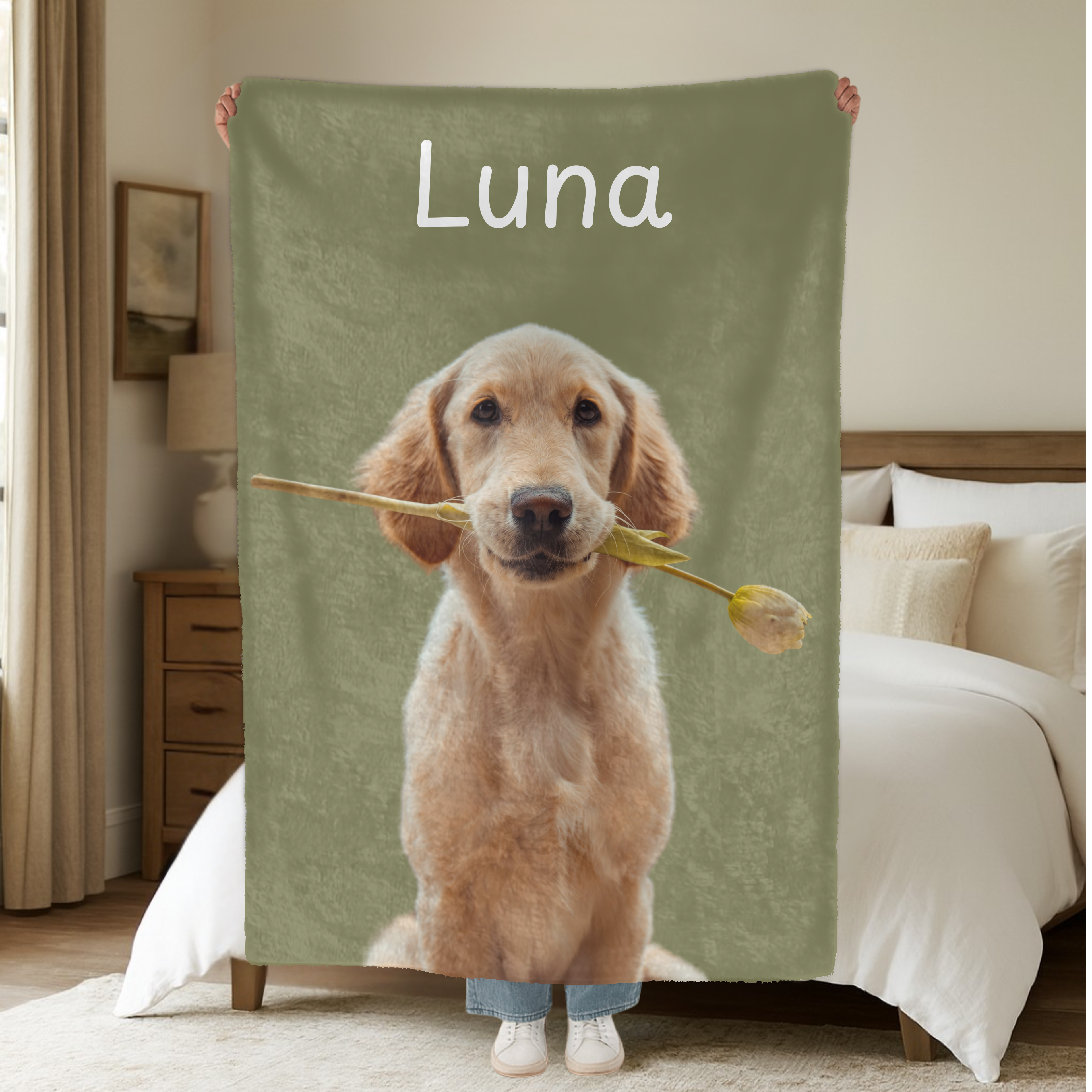 Dogwood Pack Custom Dog Blanket