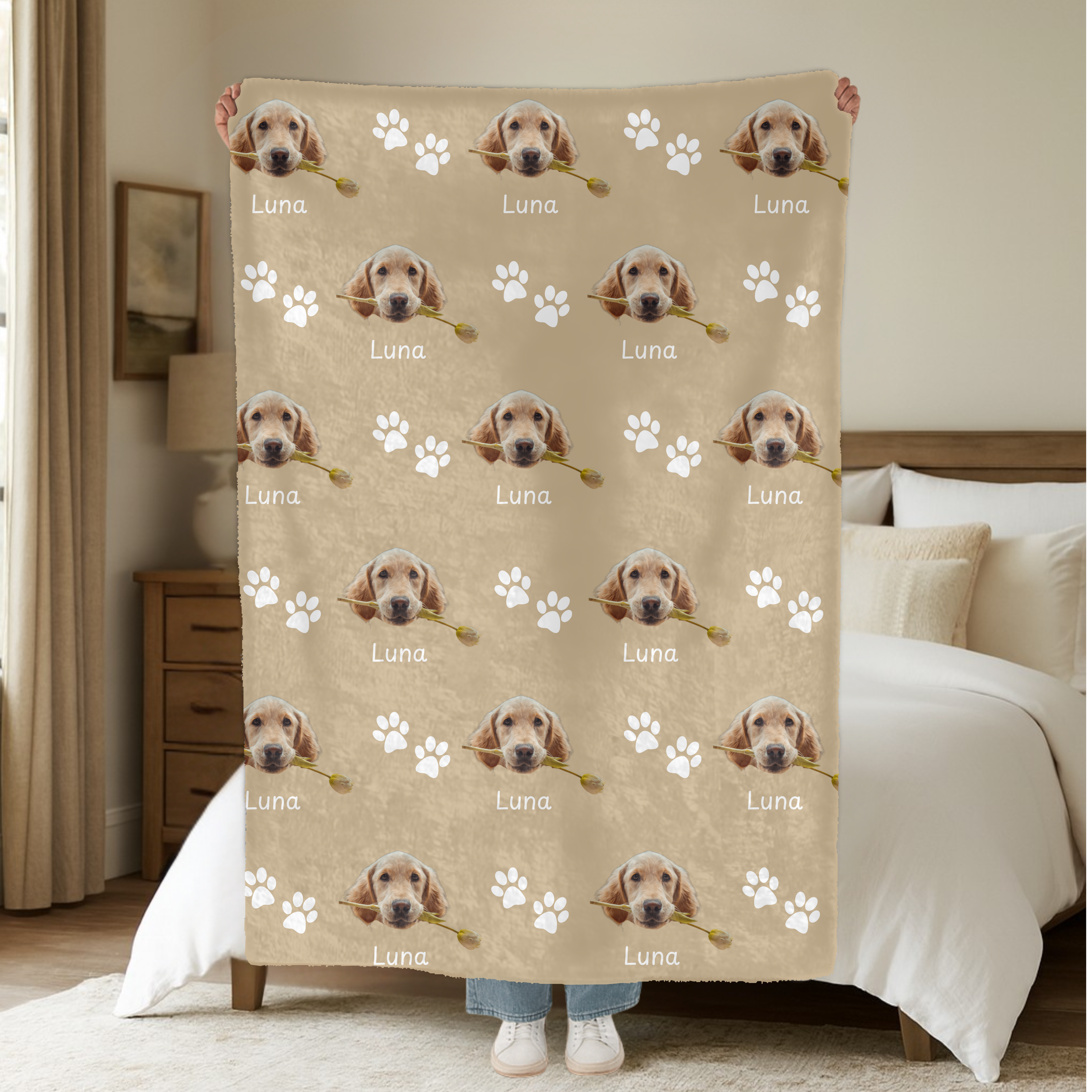 Dogwood Pack Custom Dog Blanket