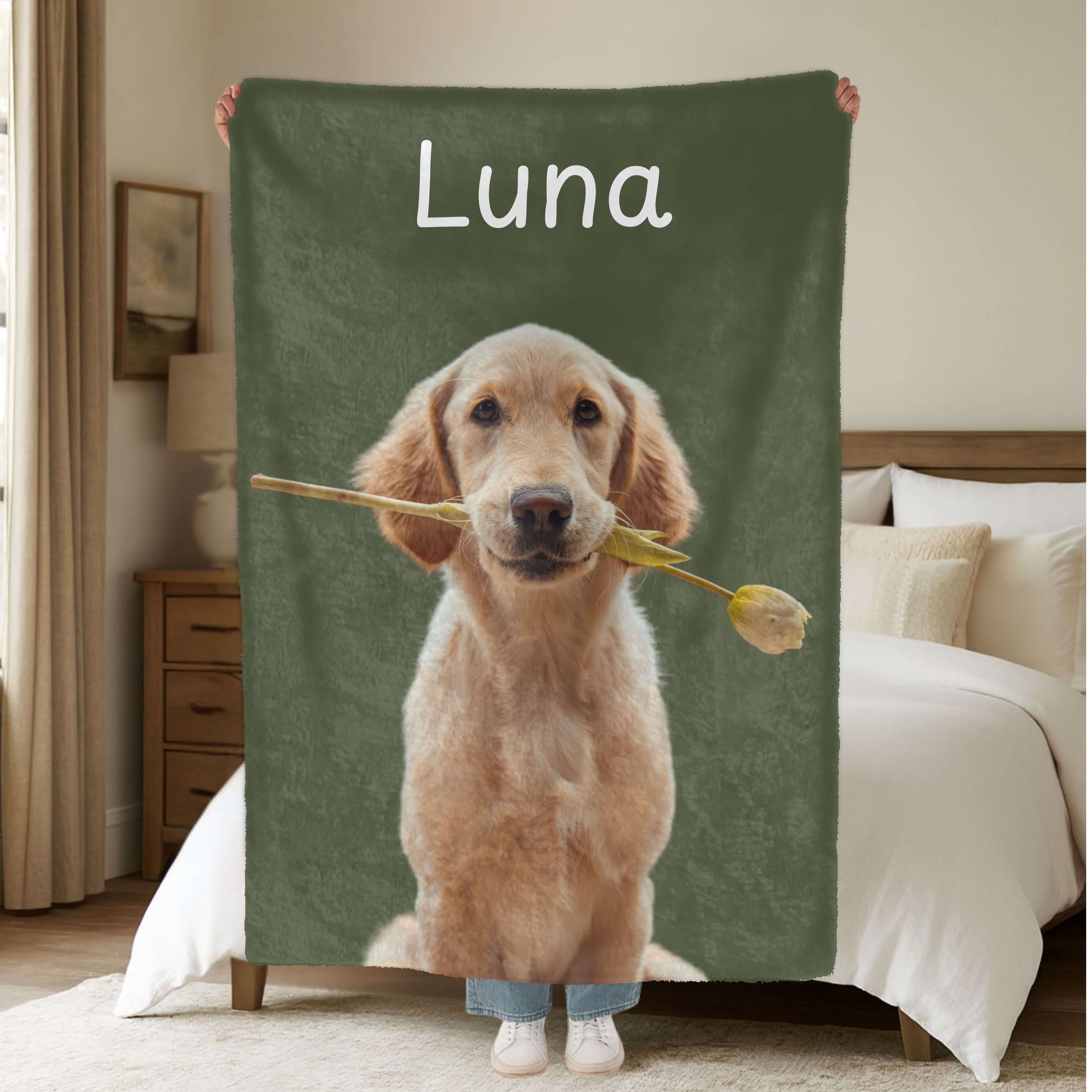 Dogwood Pack Custom Dog Blanket