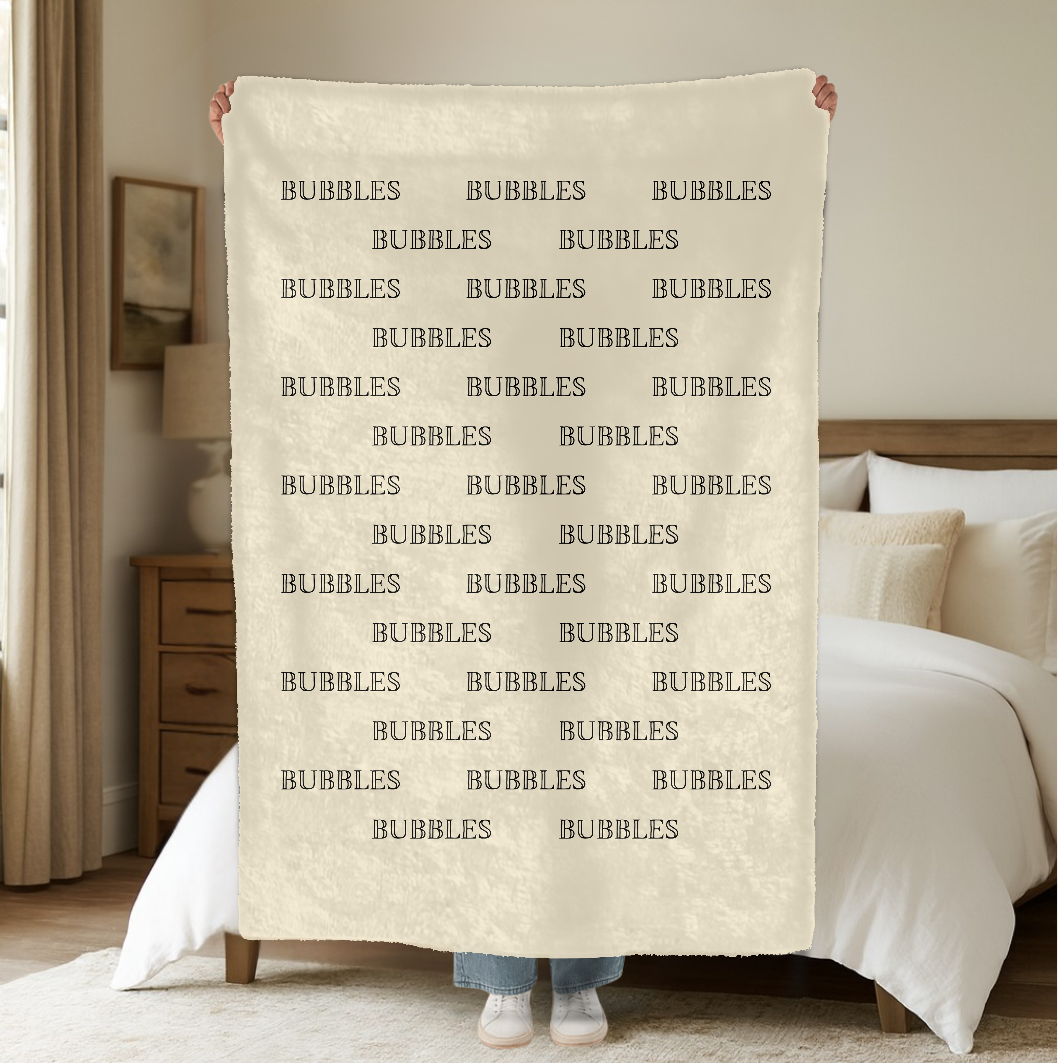 Dogwood Pack Custom Name Dog Blanket