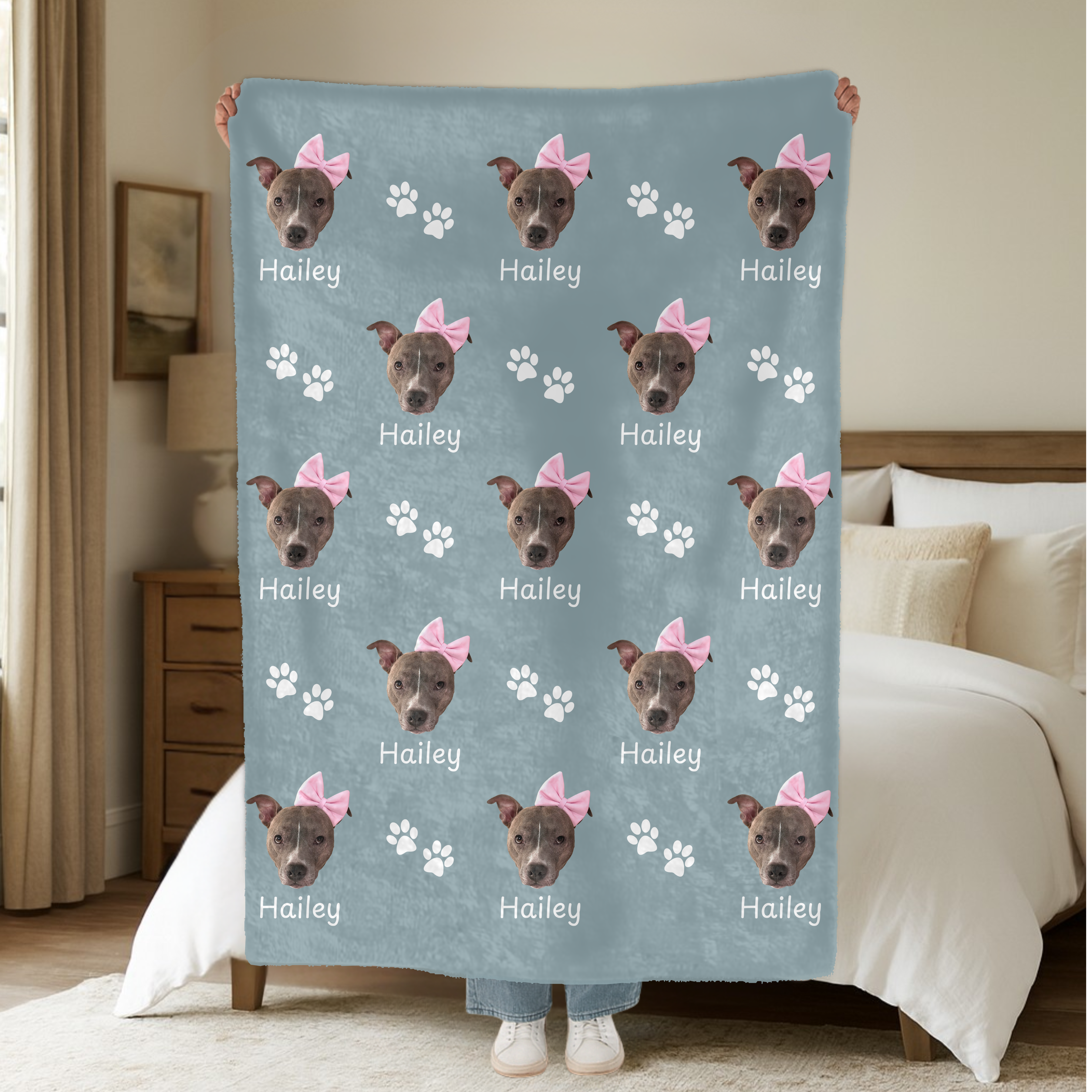 Dogwood Pack Custom Dog Blanket