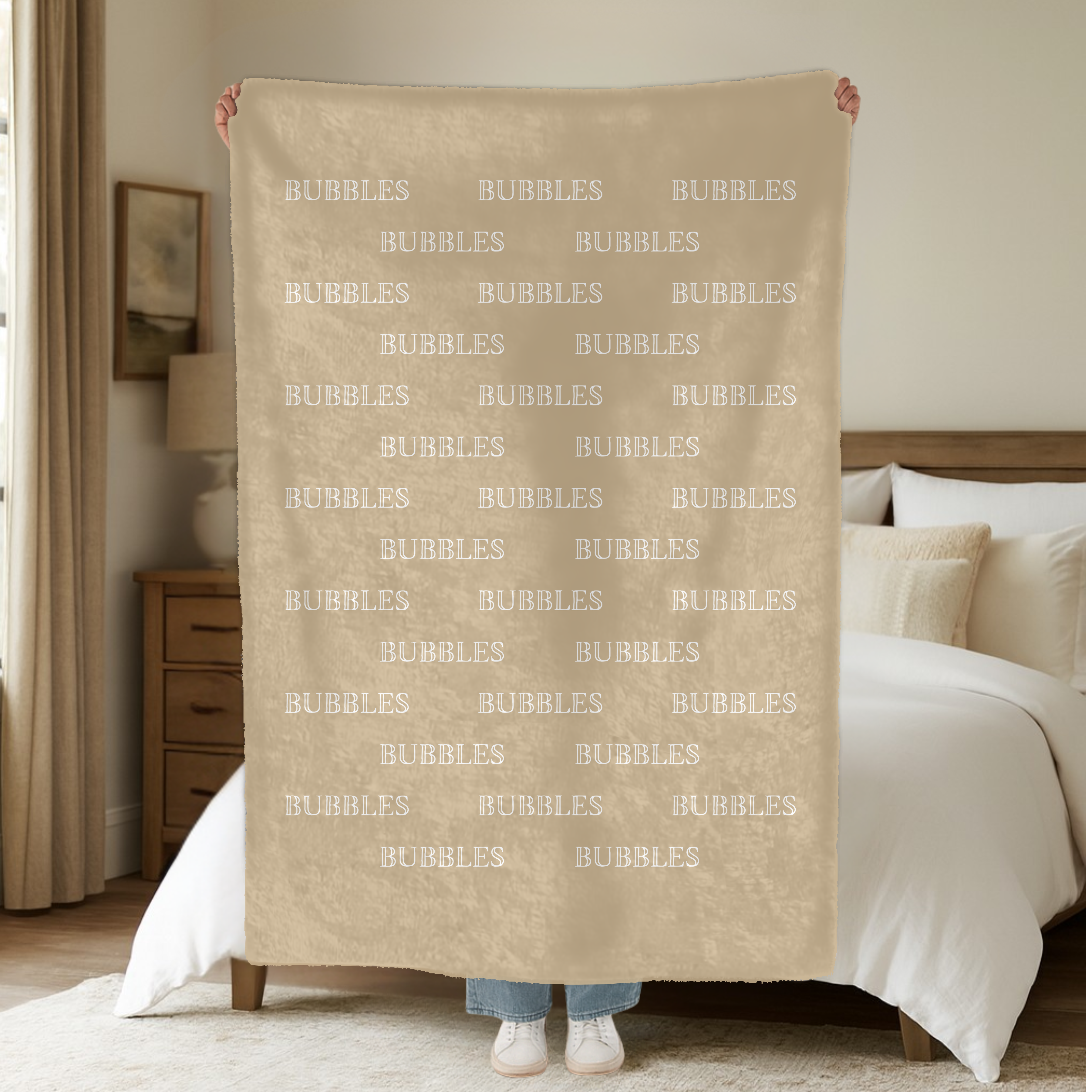 Dogwood Pack Custom Name Dog Blanket