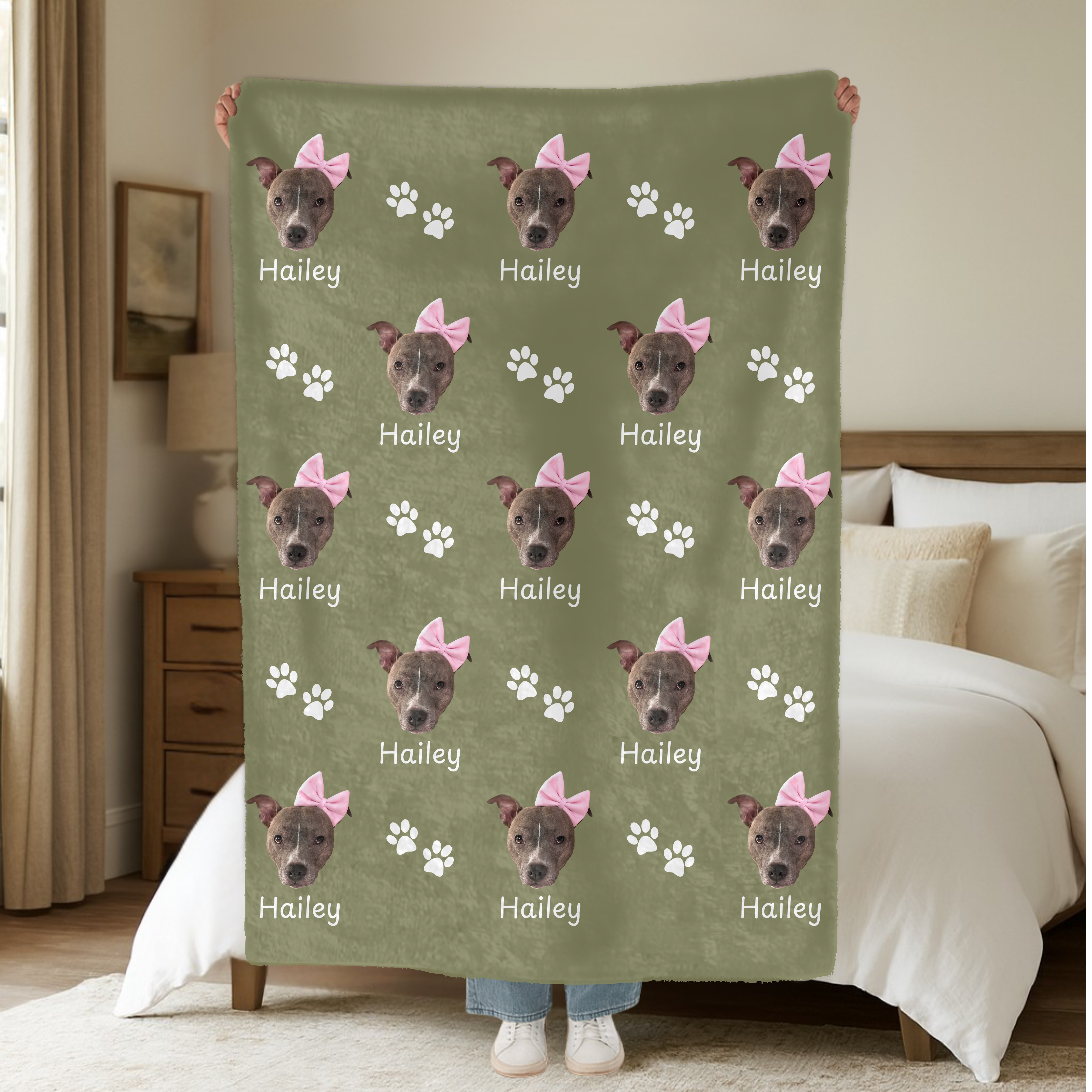 Dogwood Pack Custom Dog Blanket