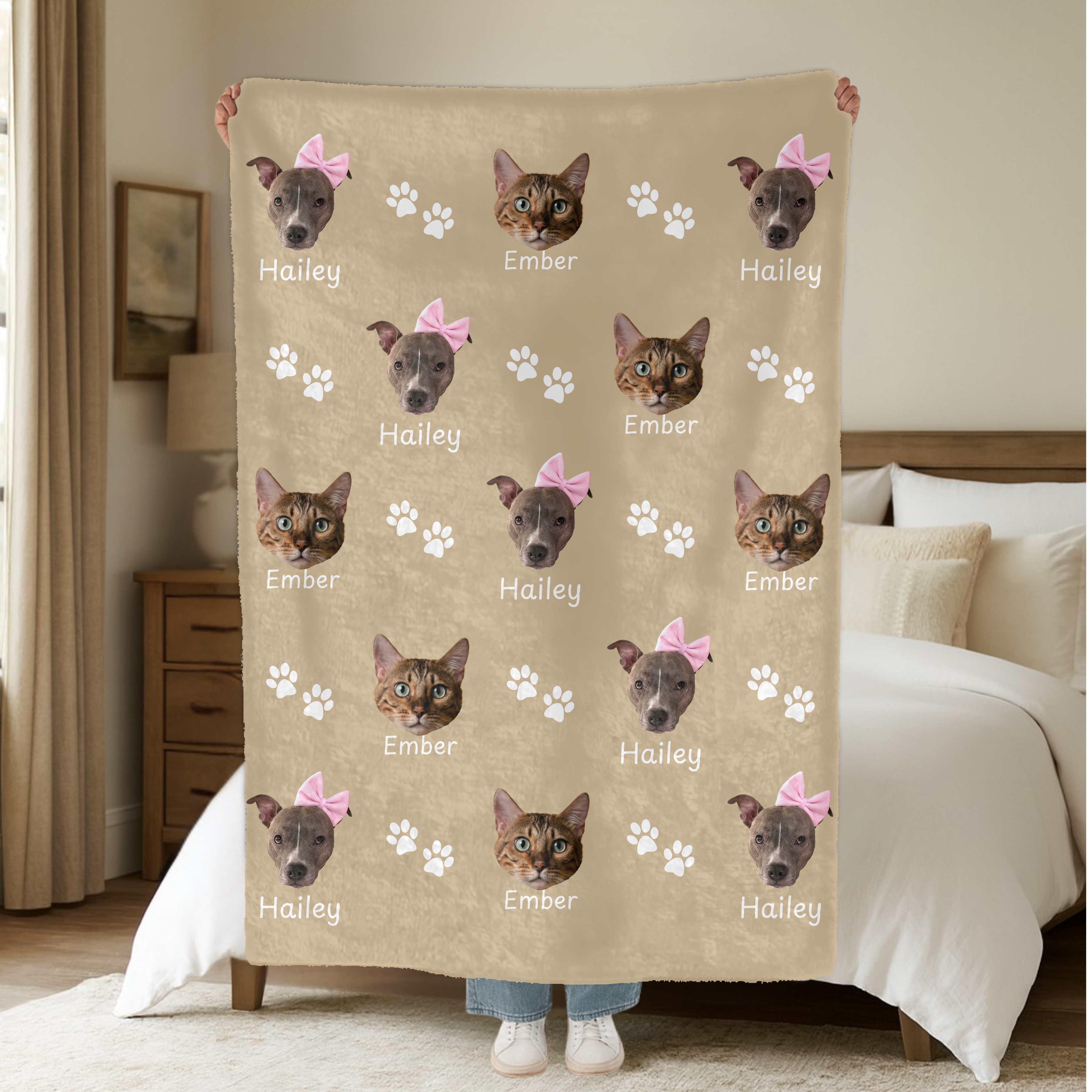 Dogwood Pack Custom Dog Blanket
