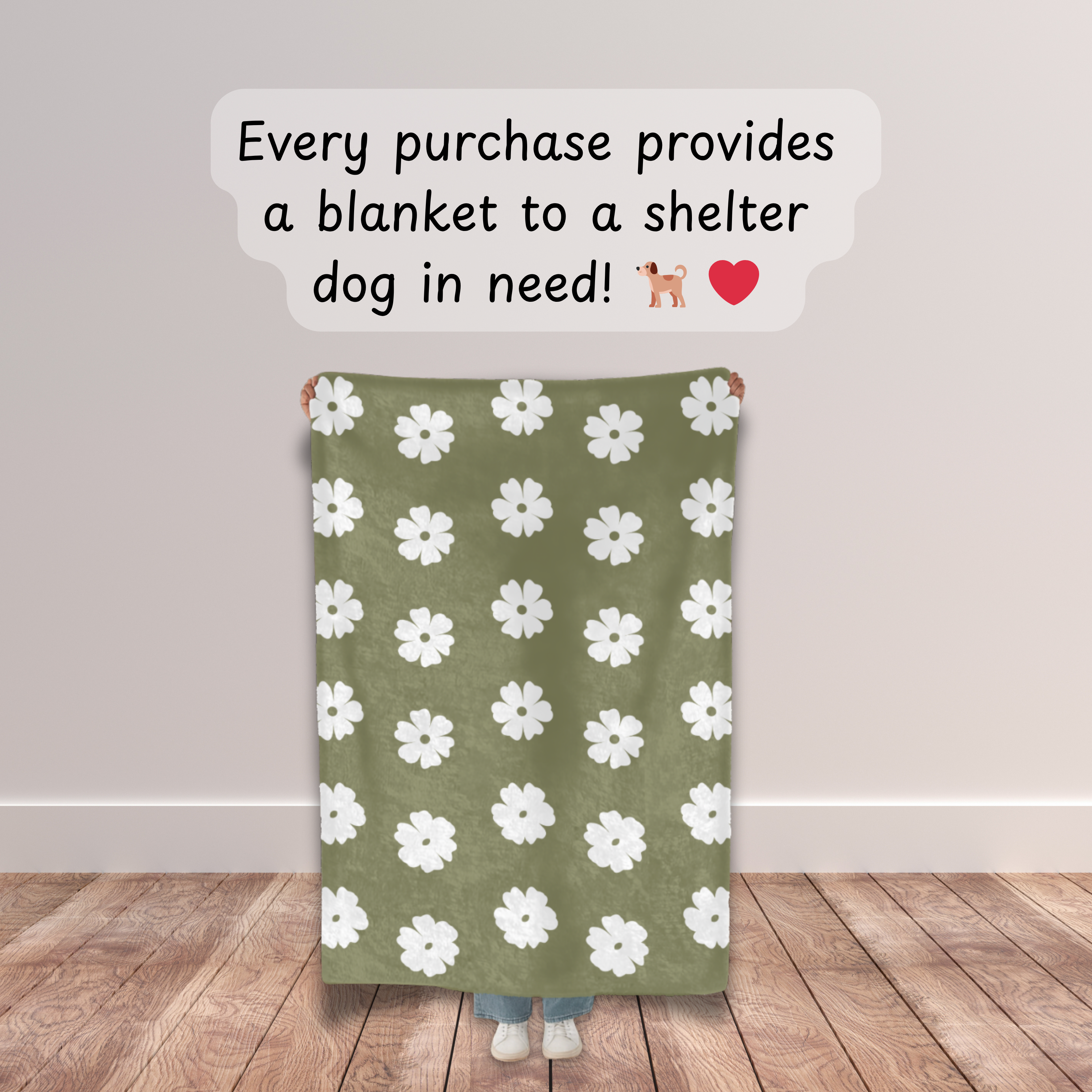 Dogwood Pack Wildflower Dog Blanket