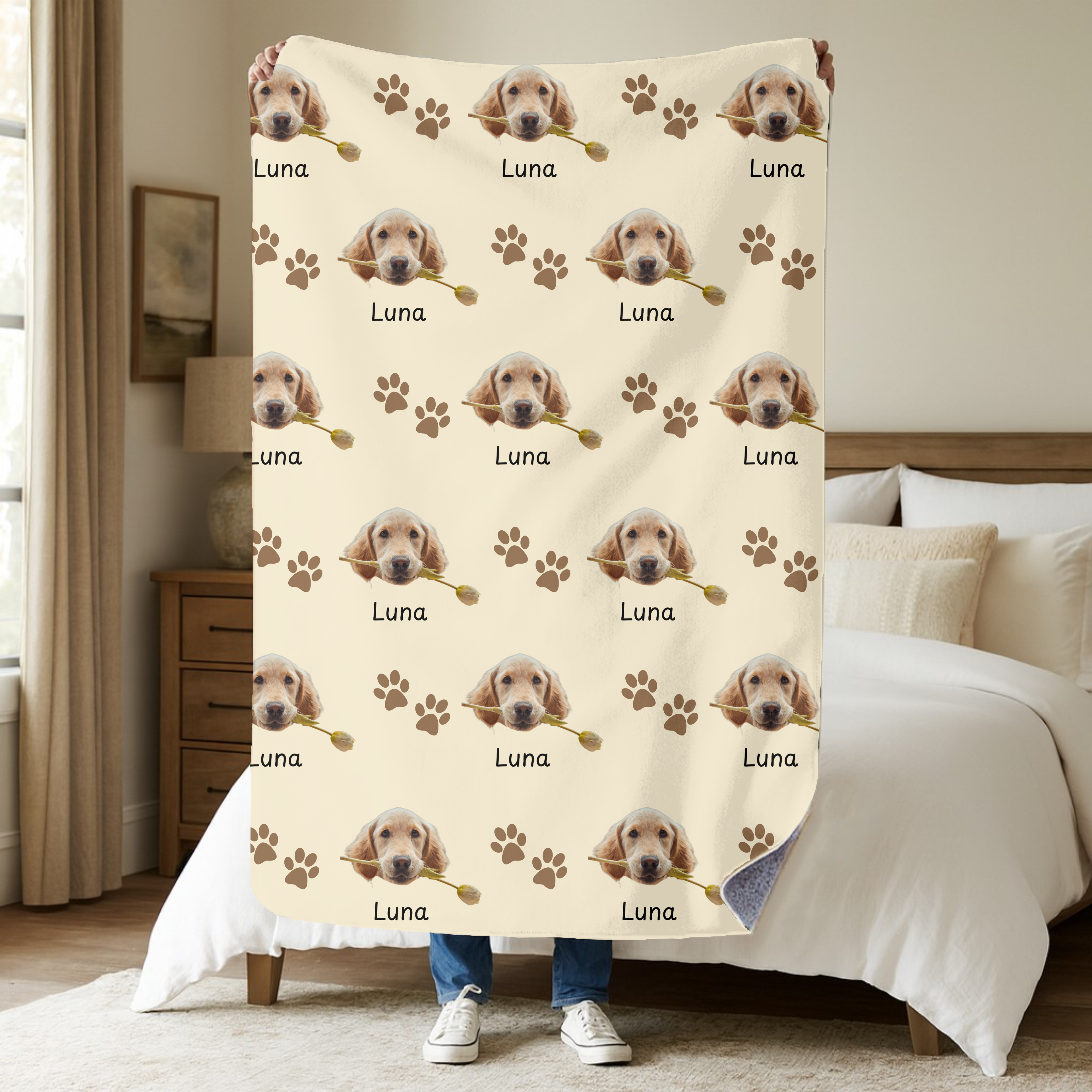Dogwood Pack Custom Dog Blanket