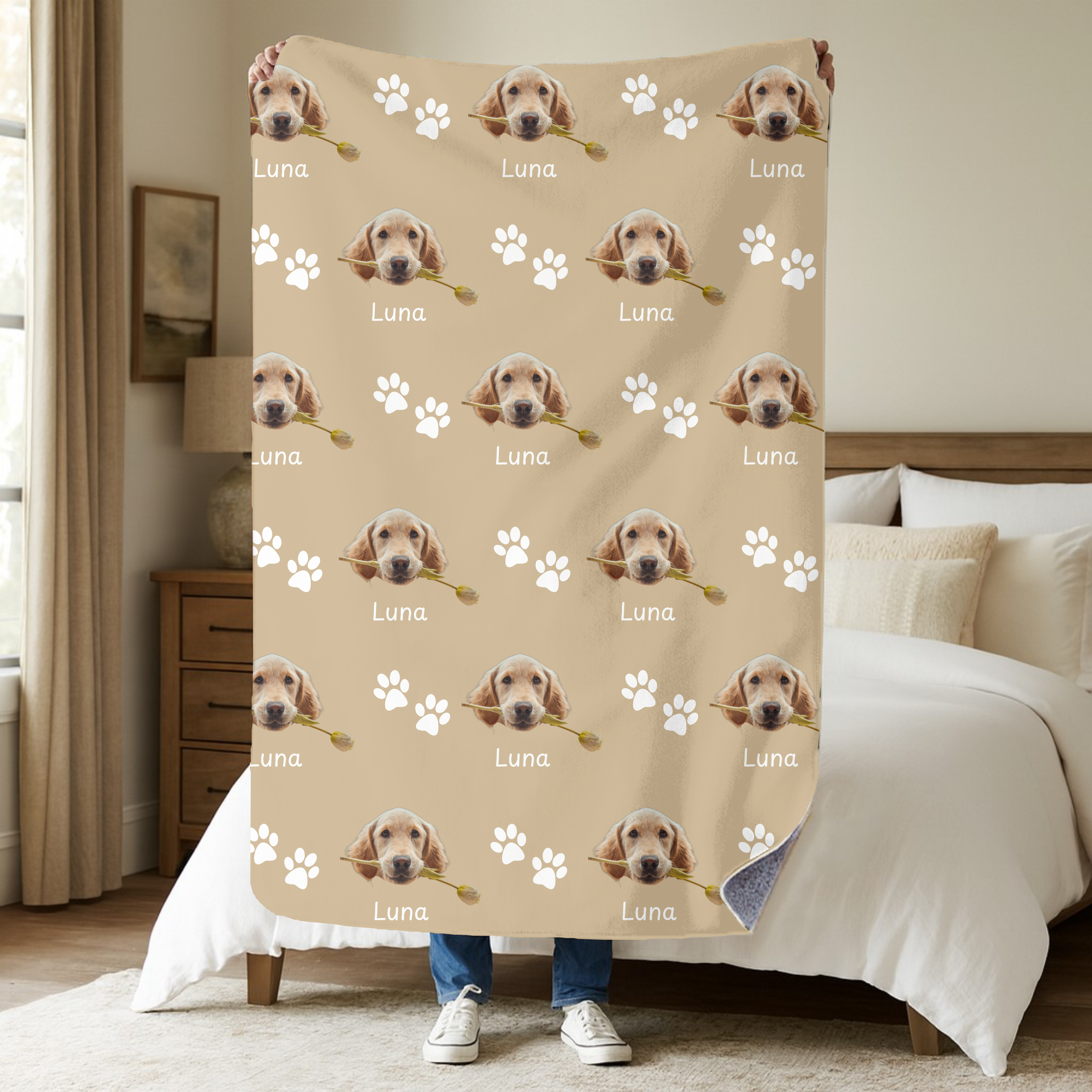 Dogwood Pack Custom Dog Blanket