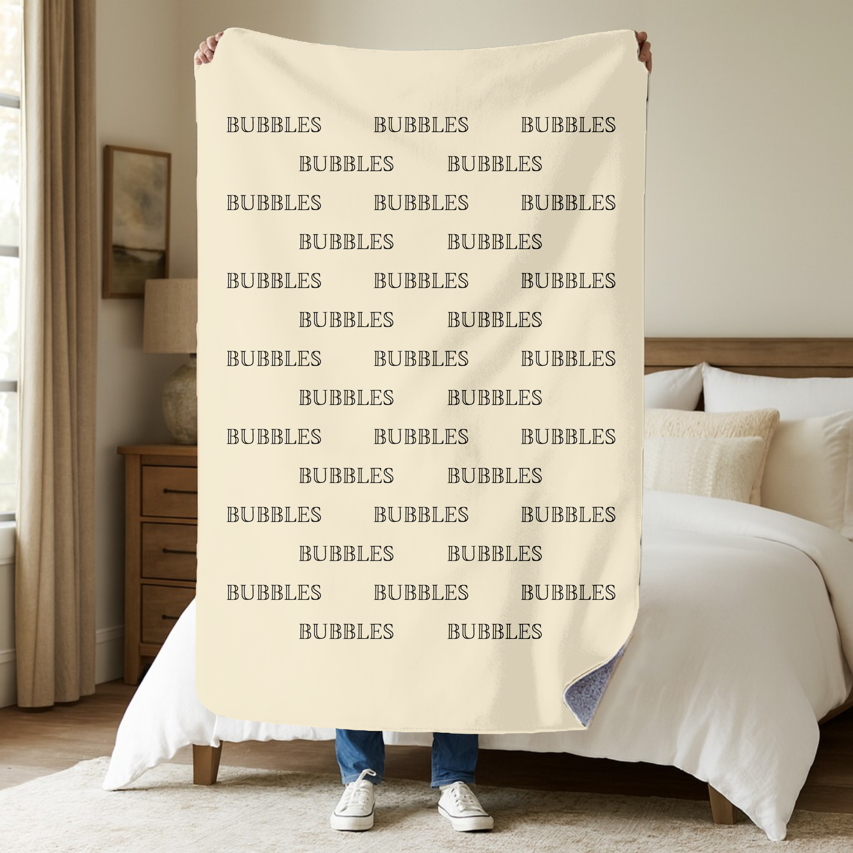 Dogwood Pack Custom Name Dog Blanket