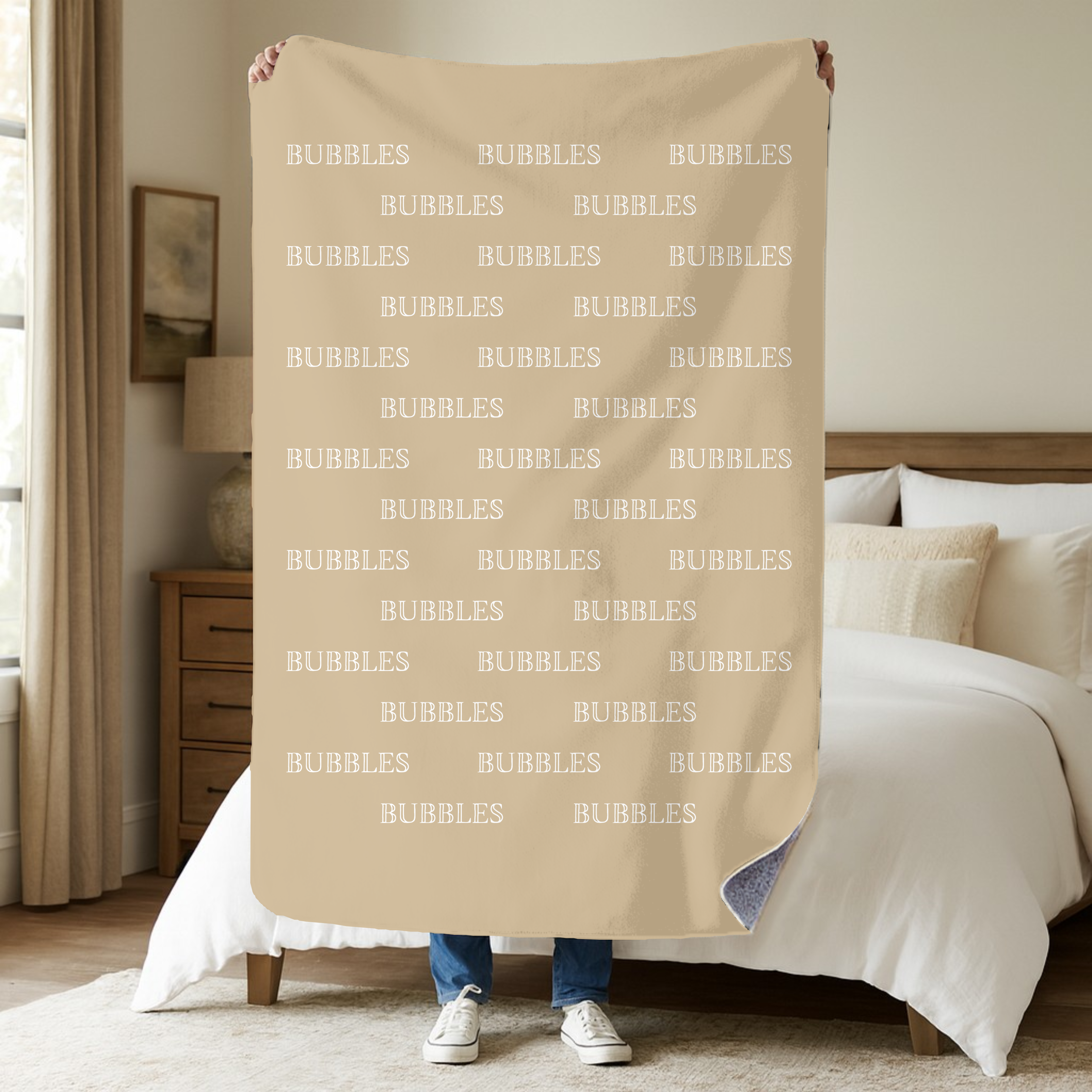 Dogwood Pack Custom Name Dog Blanket