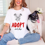 Adopt Don't Shop Shirt – Adoption Awareness Tee