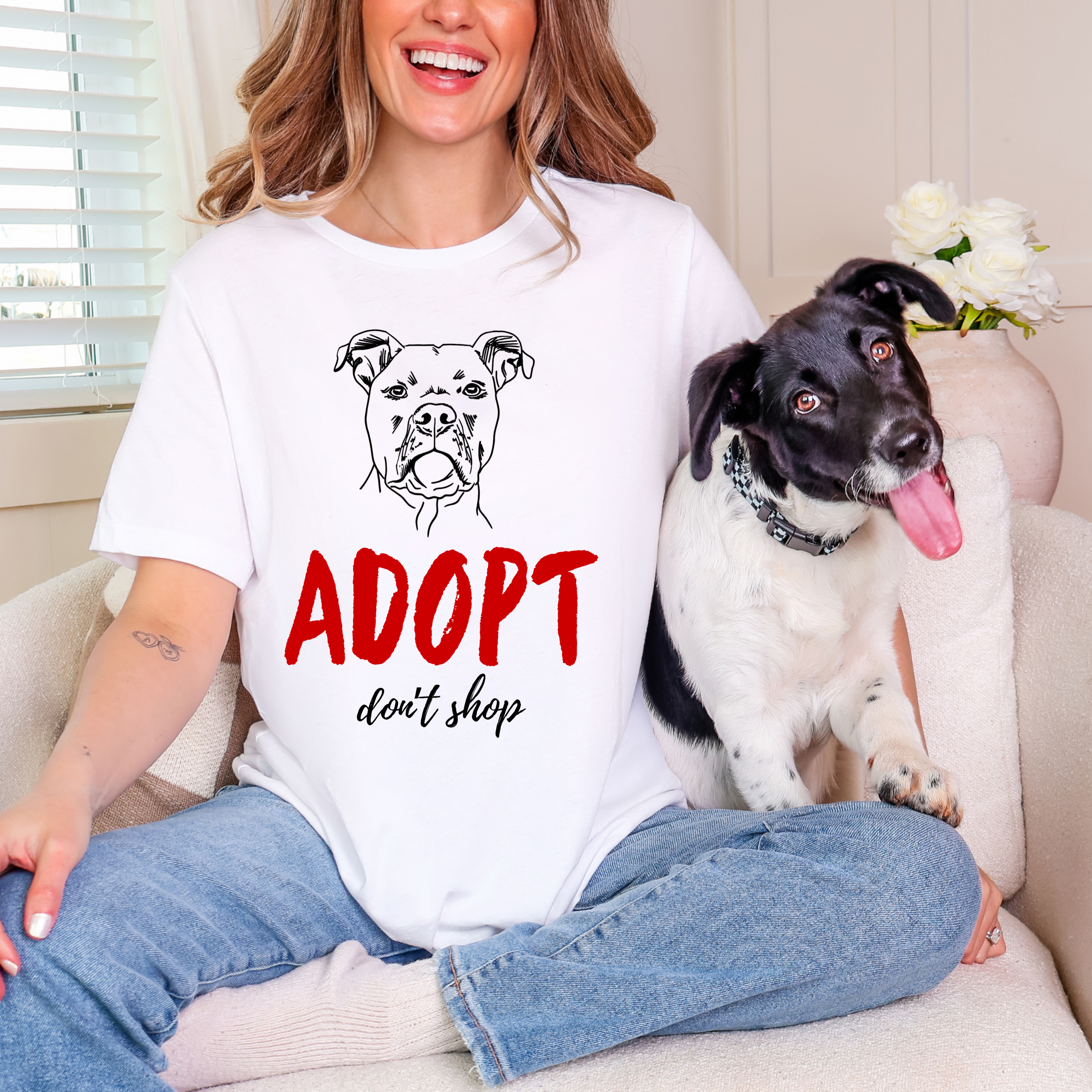 Adopt Don't Shop Shirt – Adoption Awareness Tee