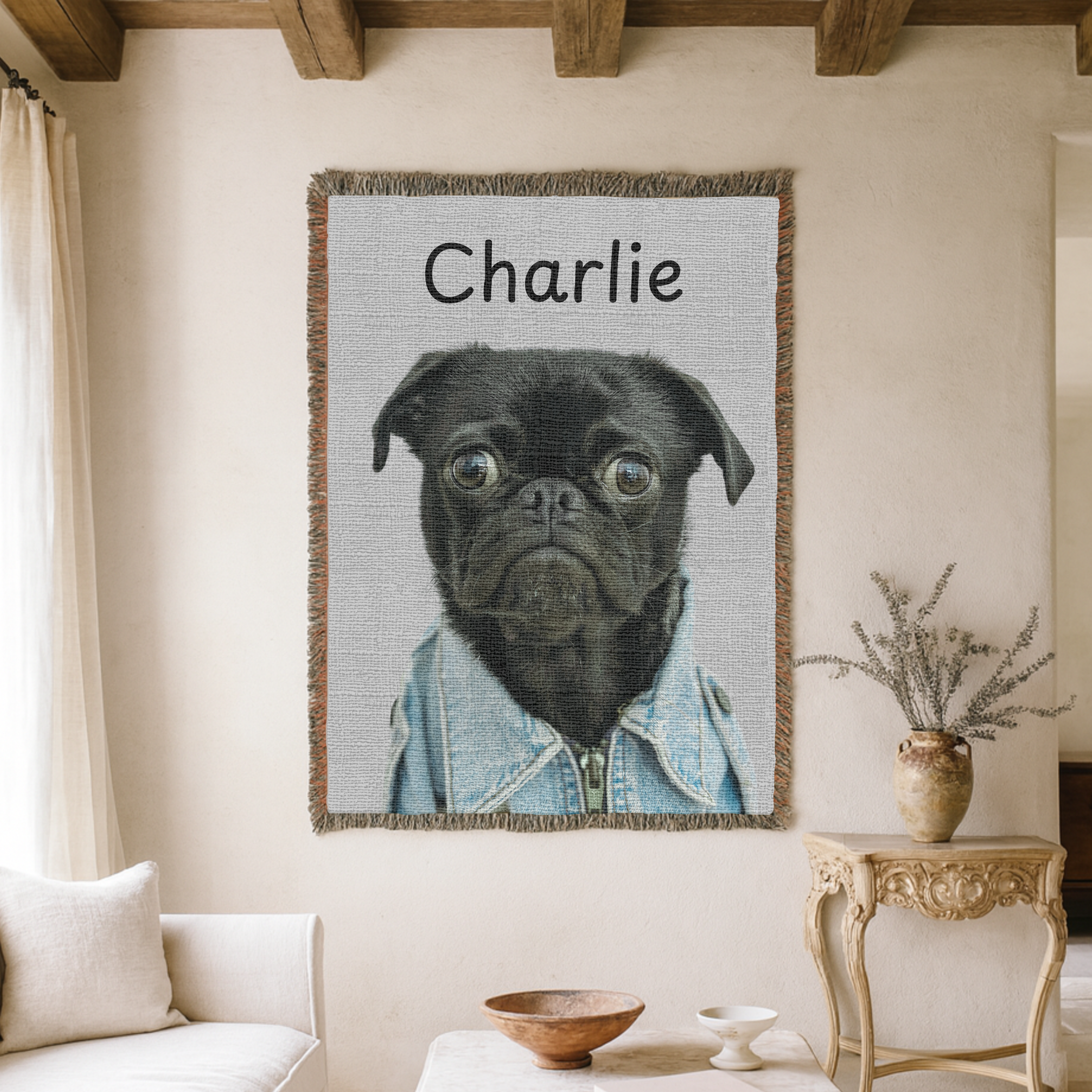 Dogwood Pack Custom Dog Blanket