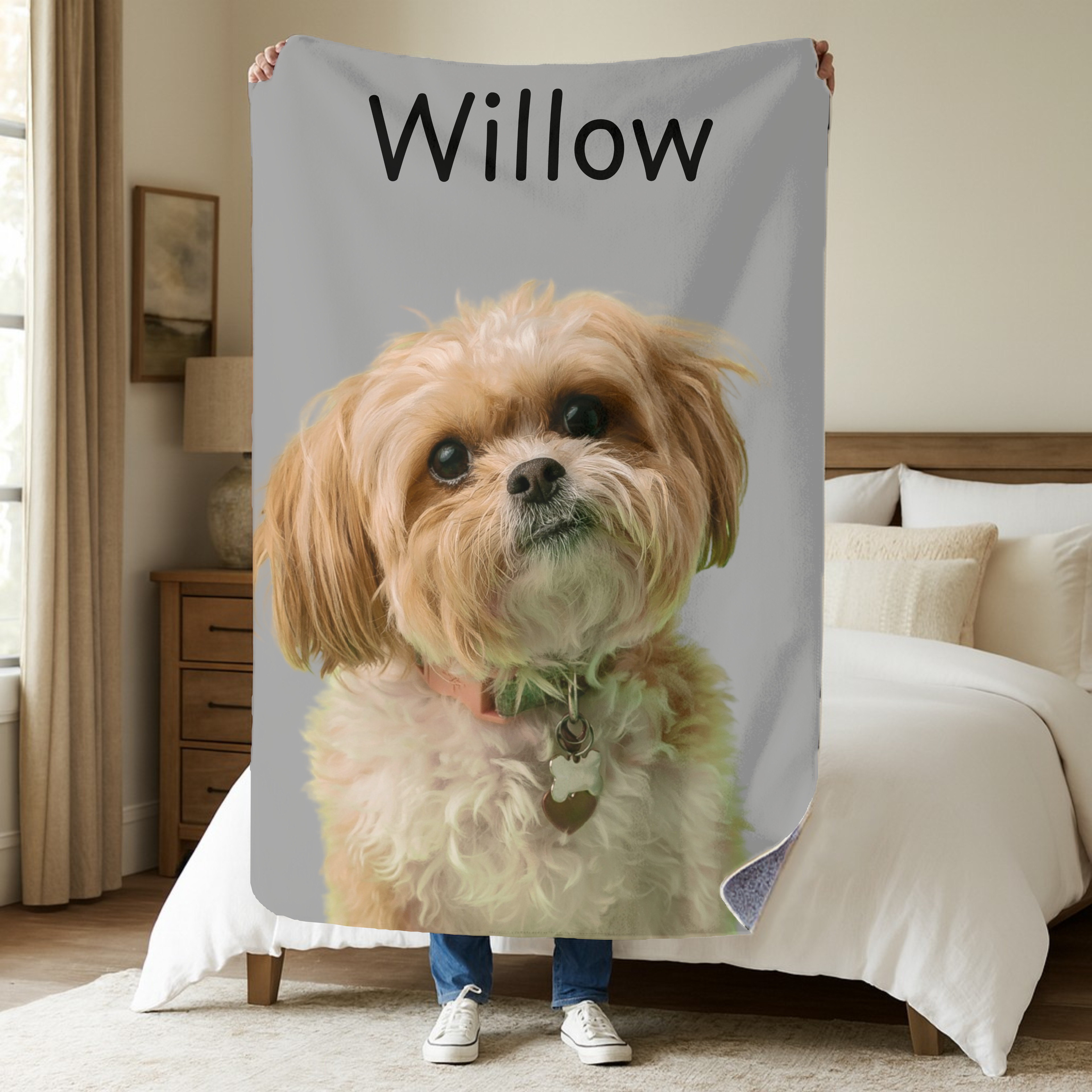 Dogwood Pack Custom Dog Blanket