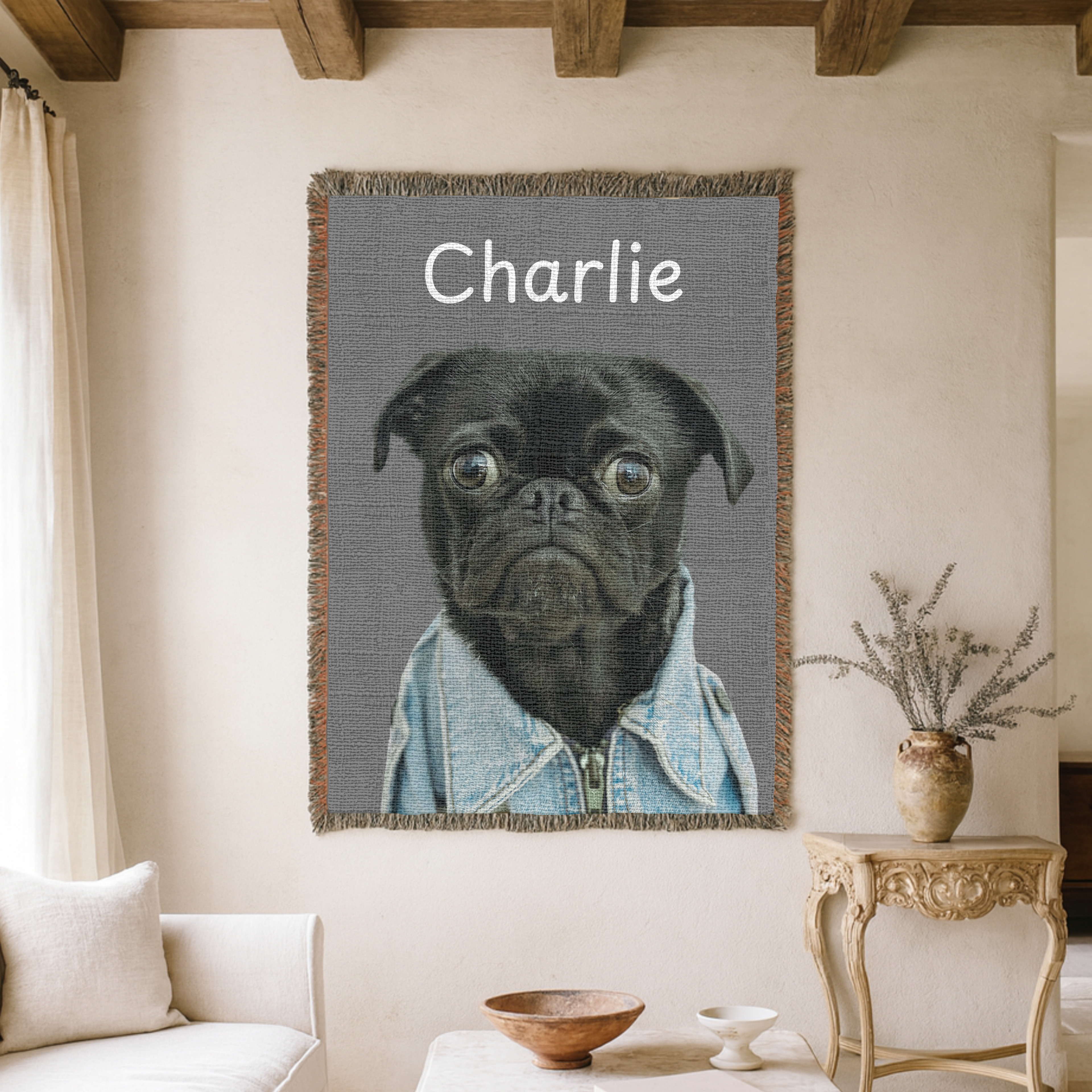 Dogwood Pack Custom Dog Blanket