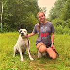 Girl with a rescue pitbull wearing Adopt Don't Shop Shirt – Adoption Awareness Tee