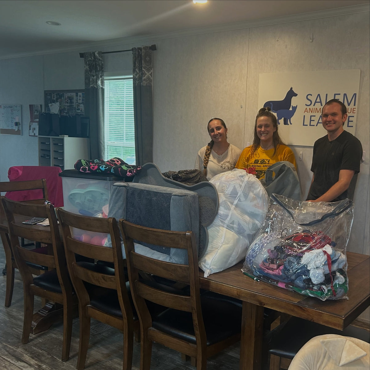 Blanket Donation to Salem Animal Recue League in Salem NH