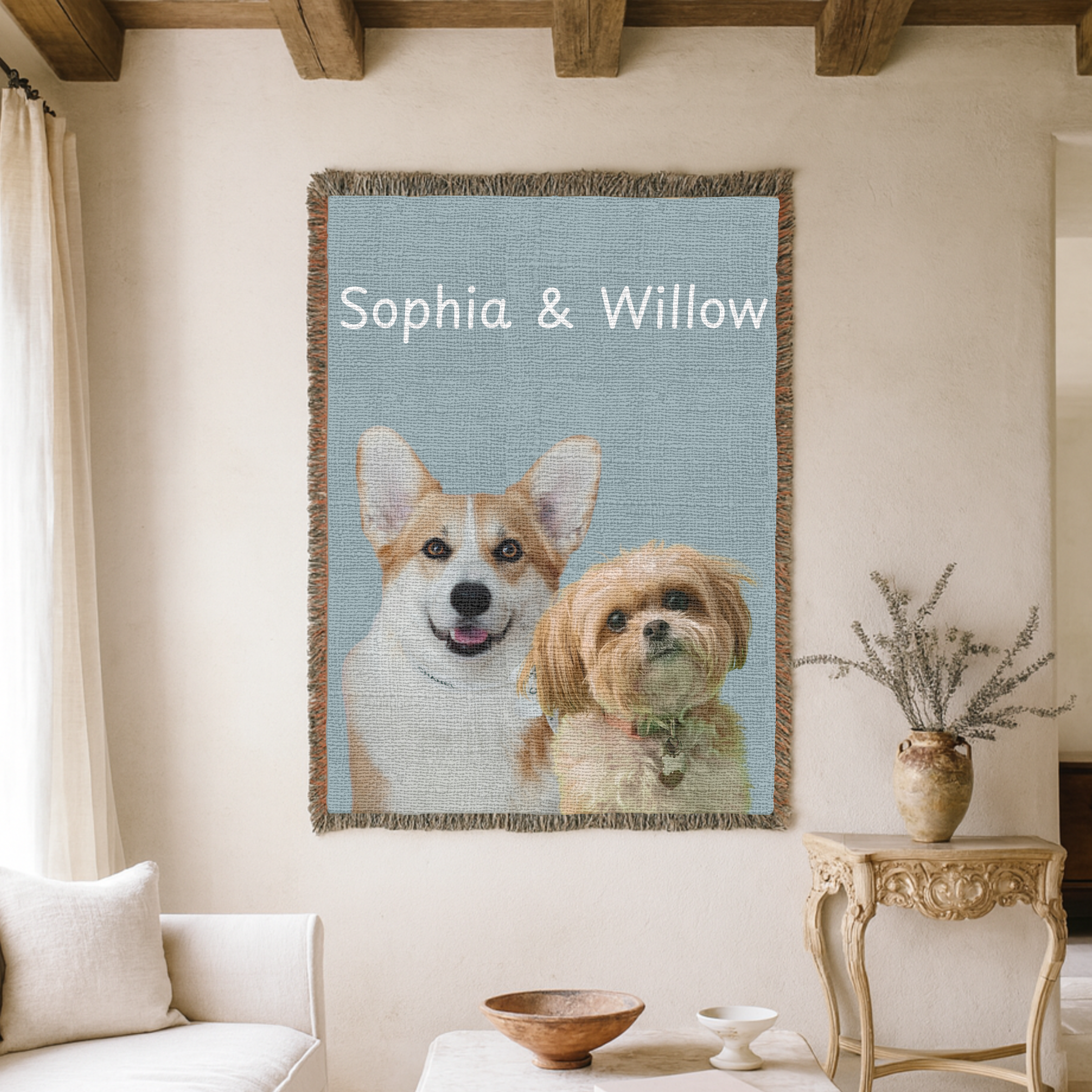 Dogwood Pack Custom Dog Blanket