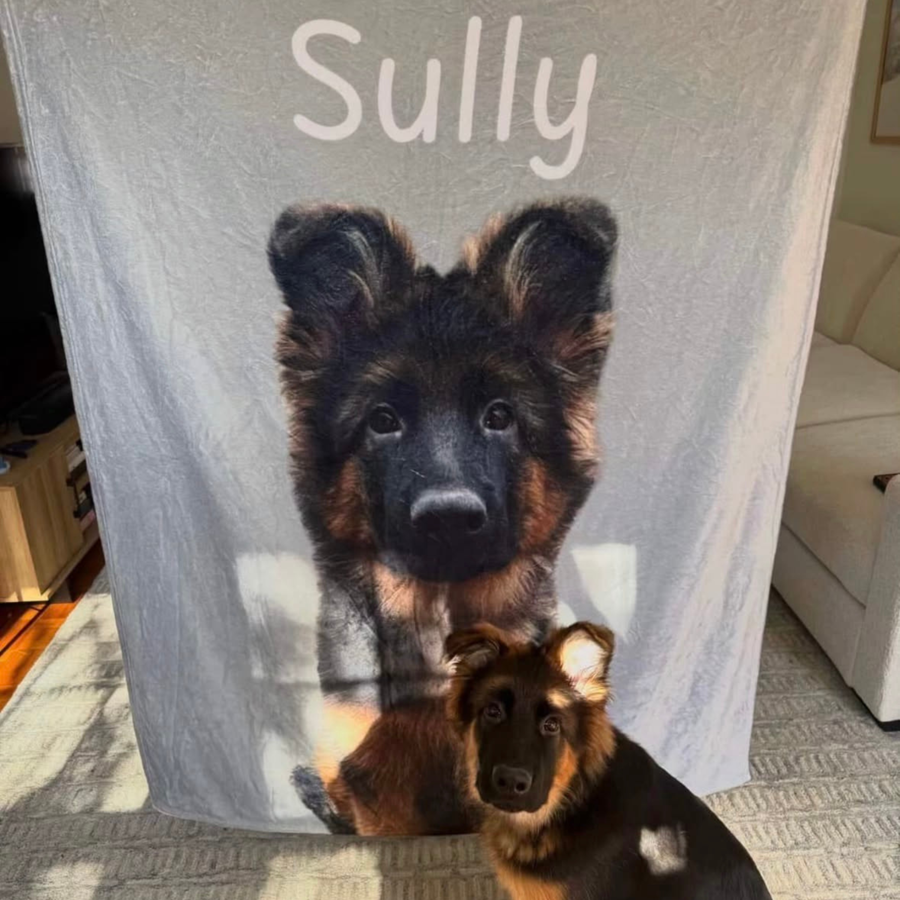 Dogwood Pack Custom Portrait Dog Blanket