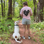 Girl with Rescue Dog wearing comfortable Adopt Don't Shop Shirt – Adopt Foster Rescue Awareness Tee